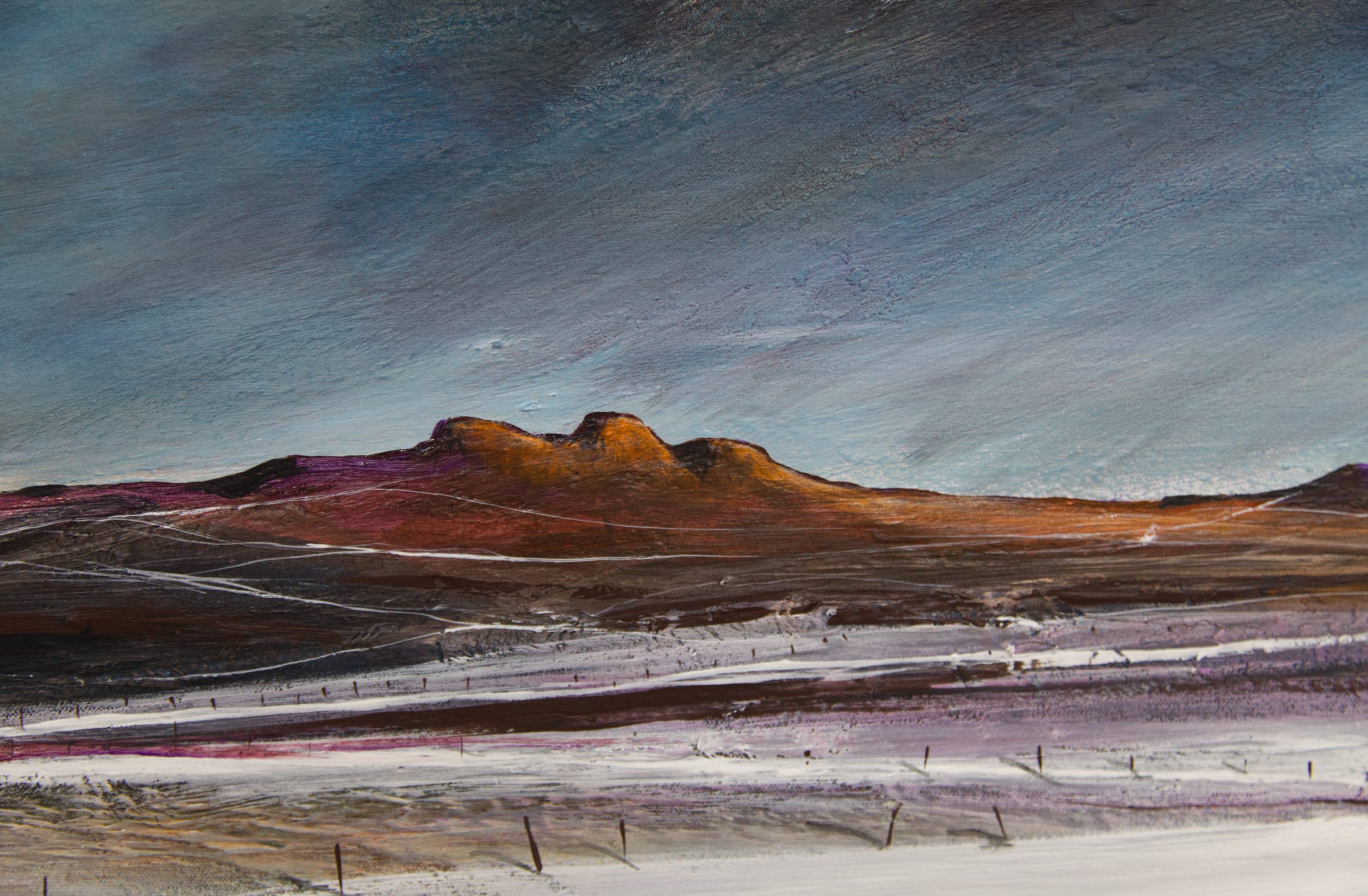 Tania Chanter Purple Rain Detail