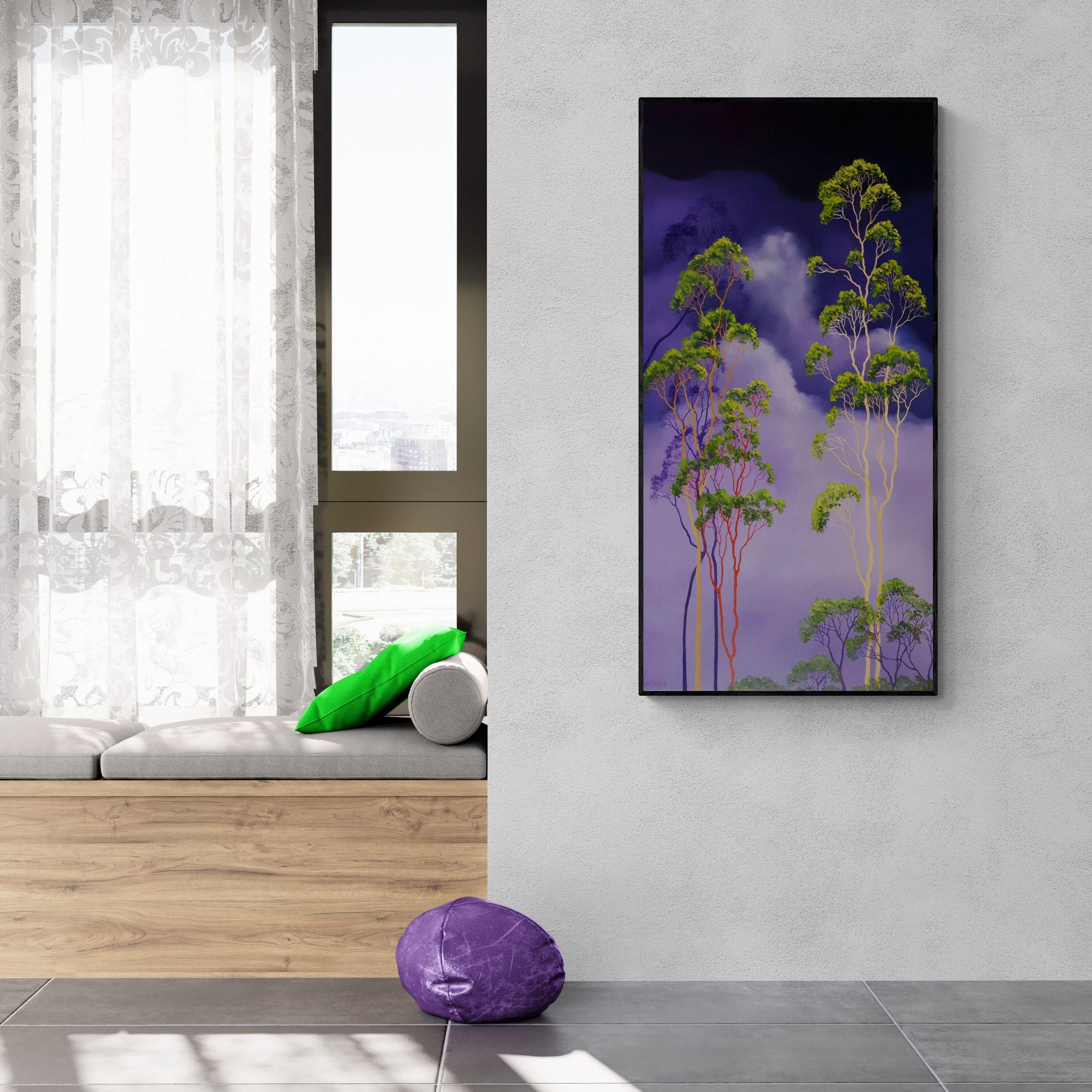 Twilight In The Gum Trees Lucinda Leveille Art 8