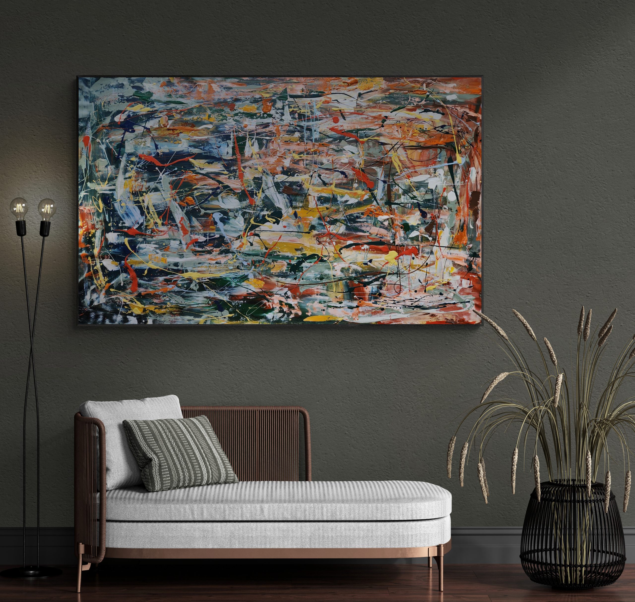 Living Room With Chaise Lounger