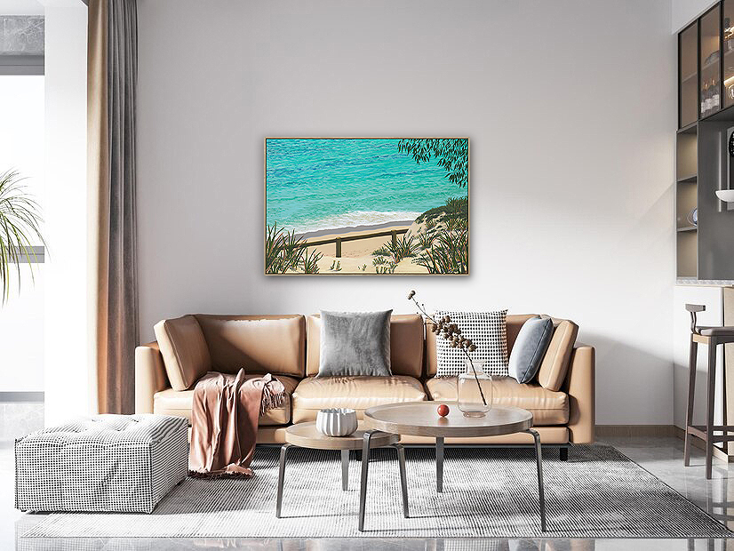 Ways Of Seeing Mockup 2 Wooden Oak Frame