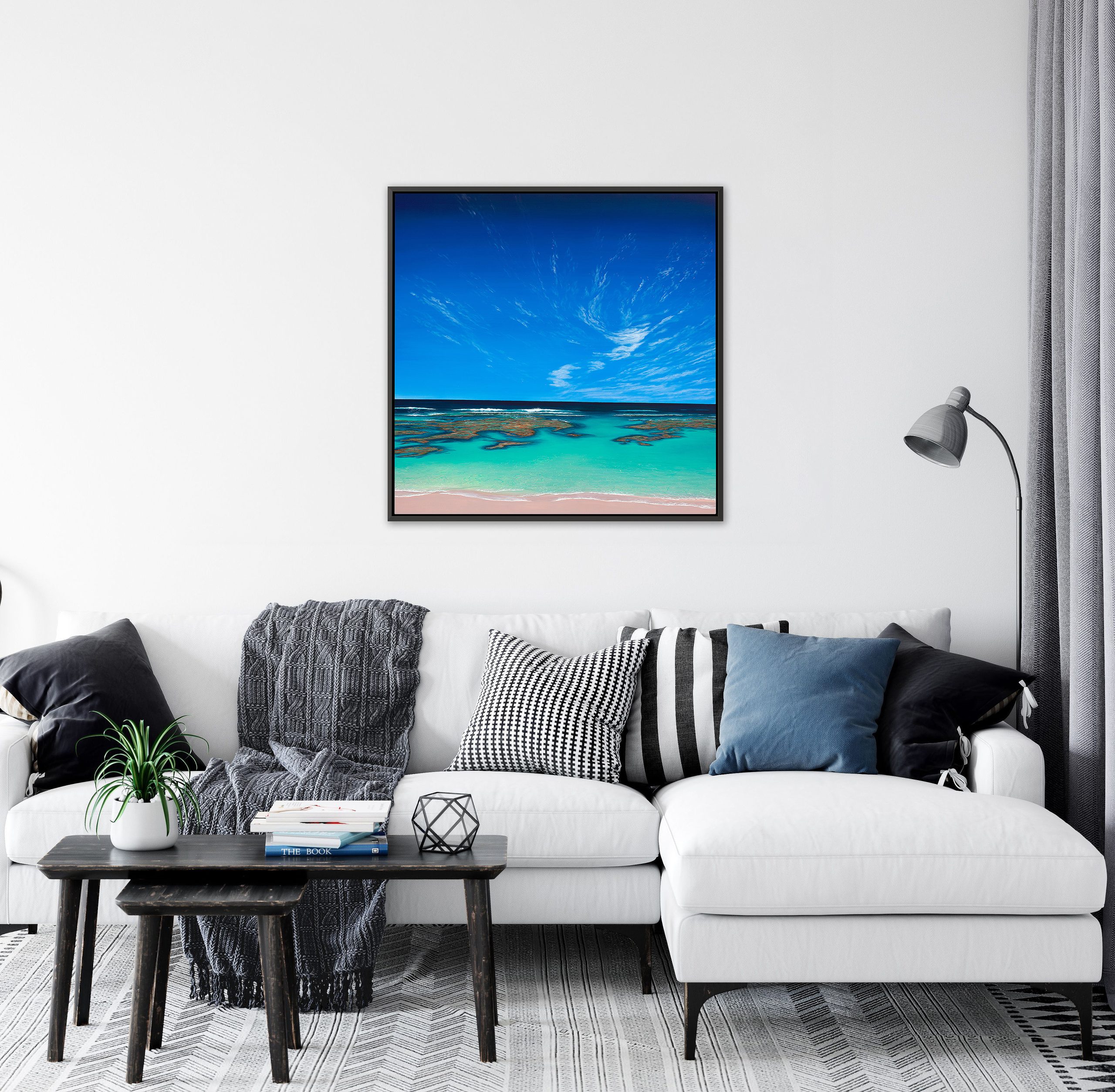 Cloud Carnival Mockup 2 Charcoal Oak Frame