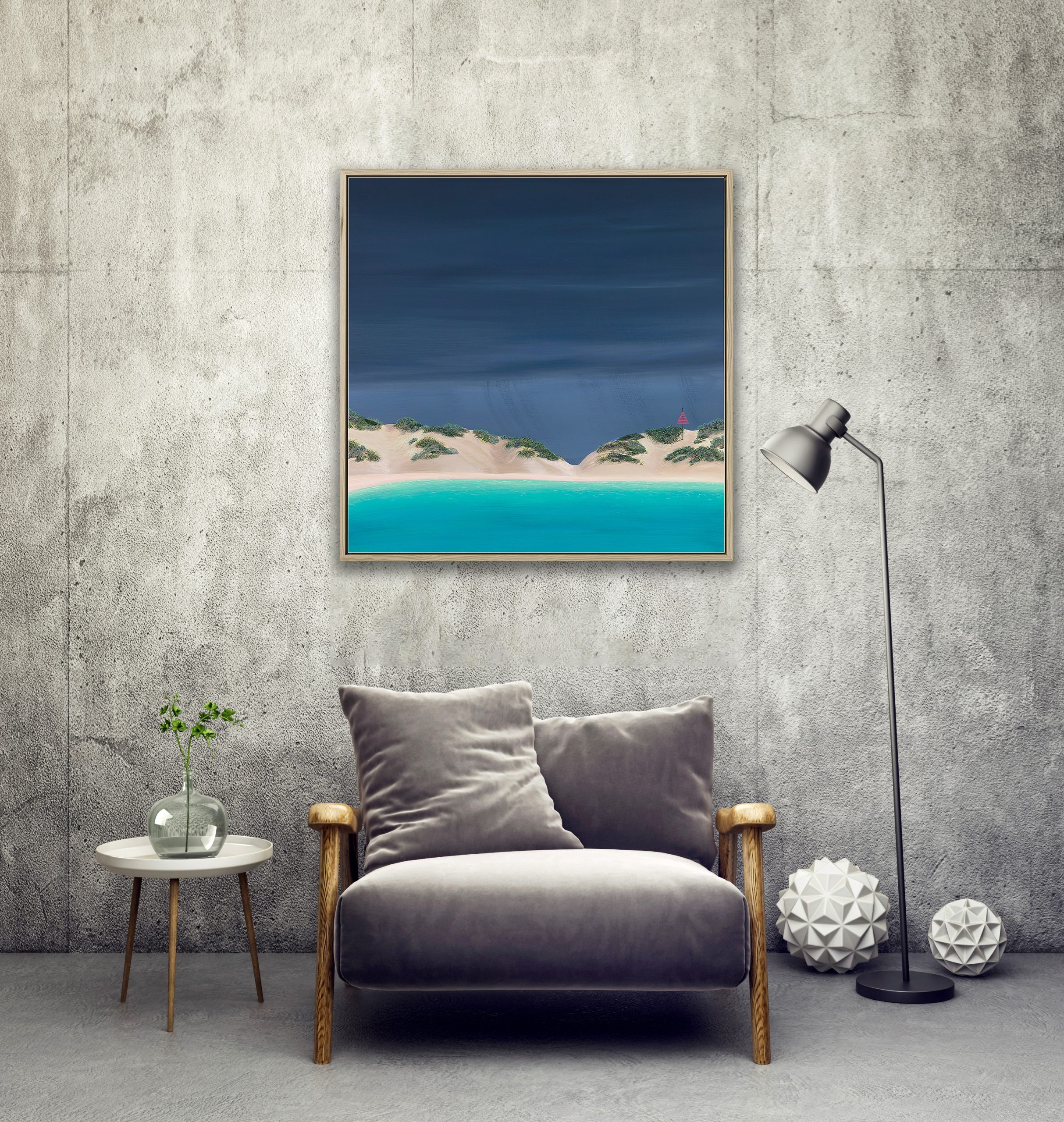 Ode To Delphi Mockup 5 Wooden Oak Frame