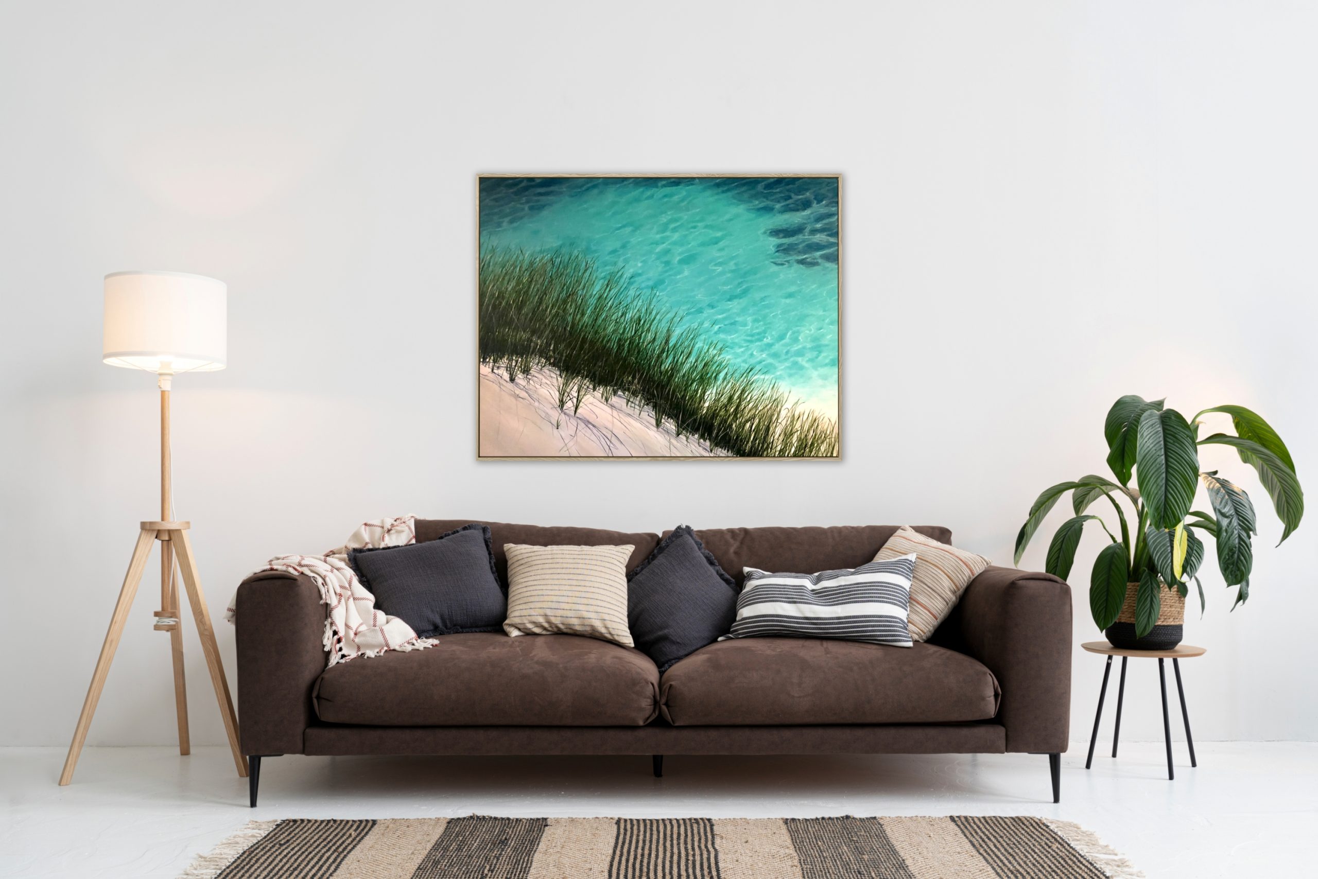 Serenity Mockup 2 Wooden Oak Frame