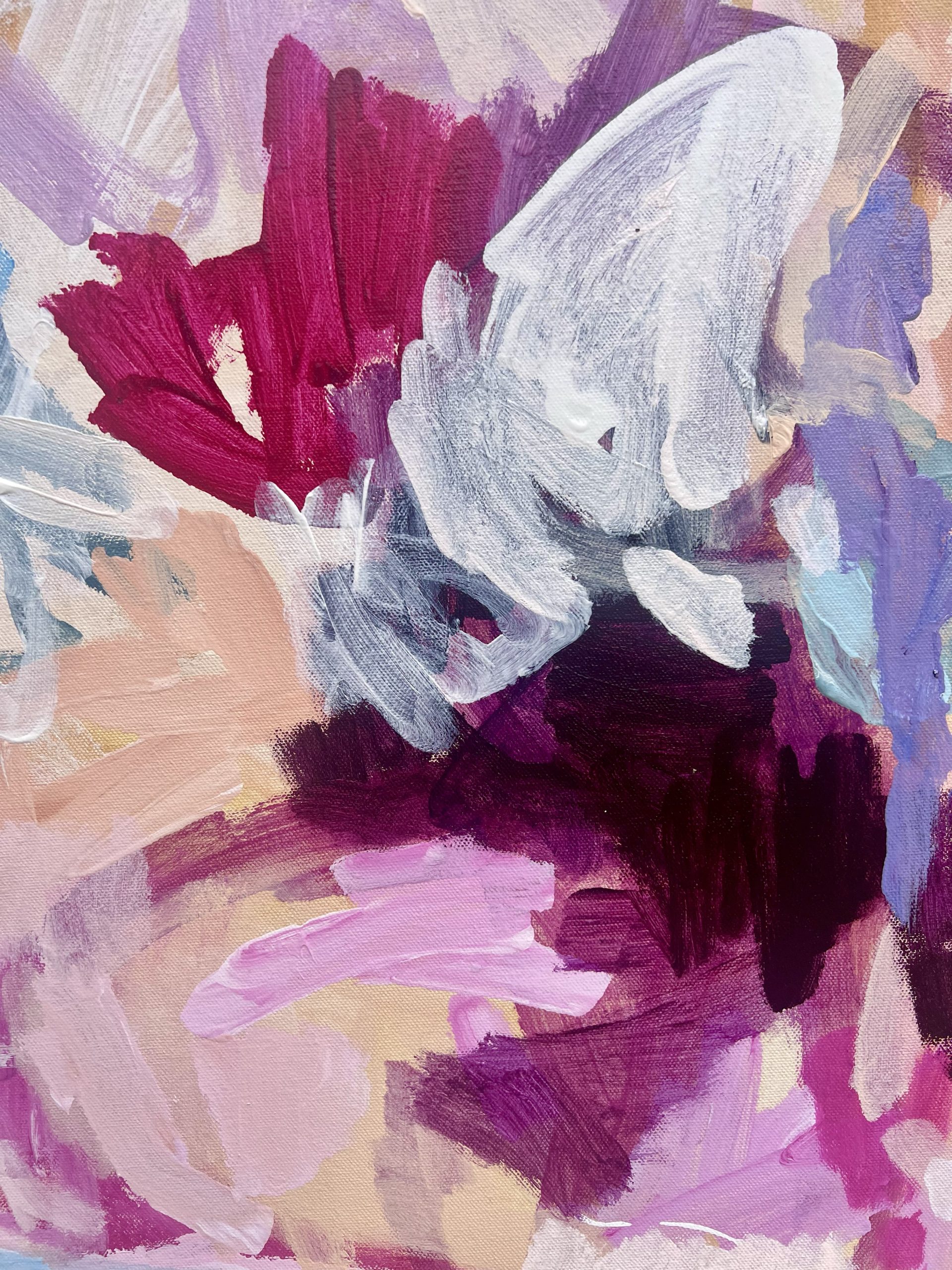 Perfect Summer Nights Rebecca Koerting Australian Abstract Artist Bright Detail 1