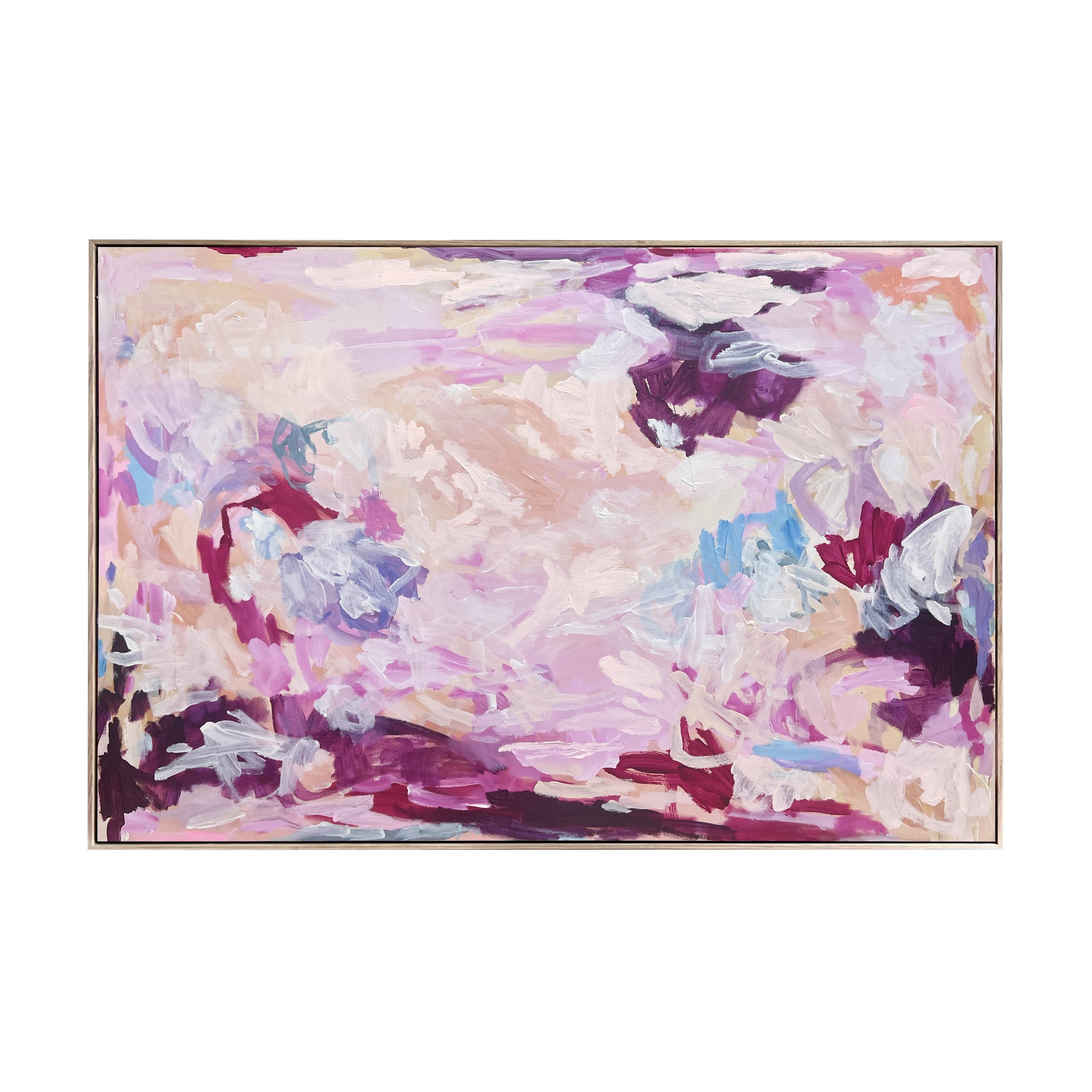 Perfect Summer Nights Rebecca Koerting Australian Abstract Artist Bright Frame