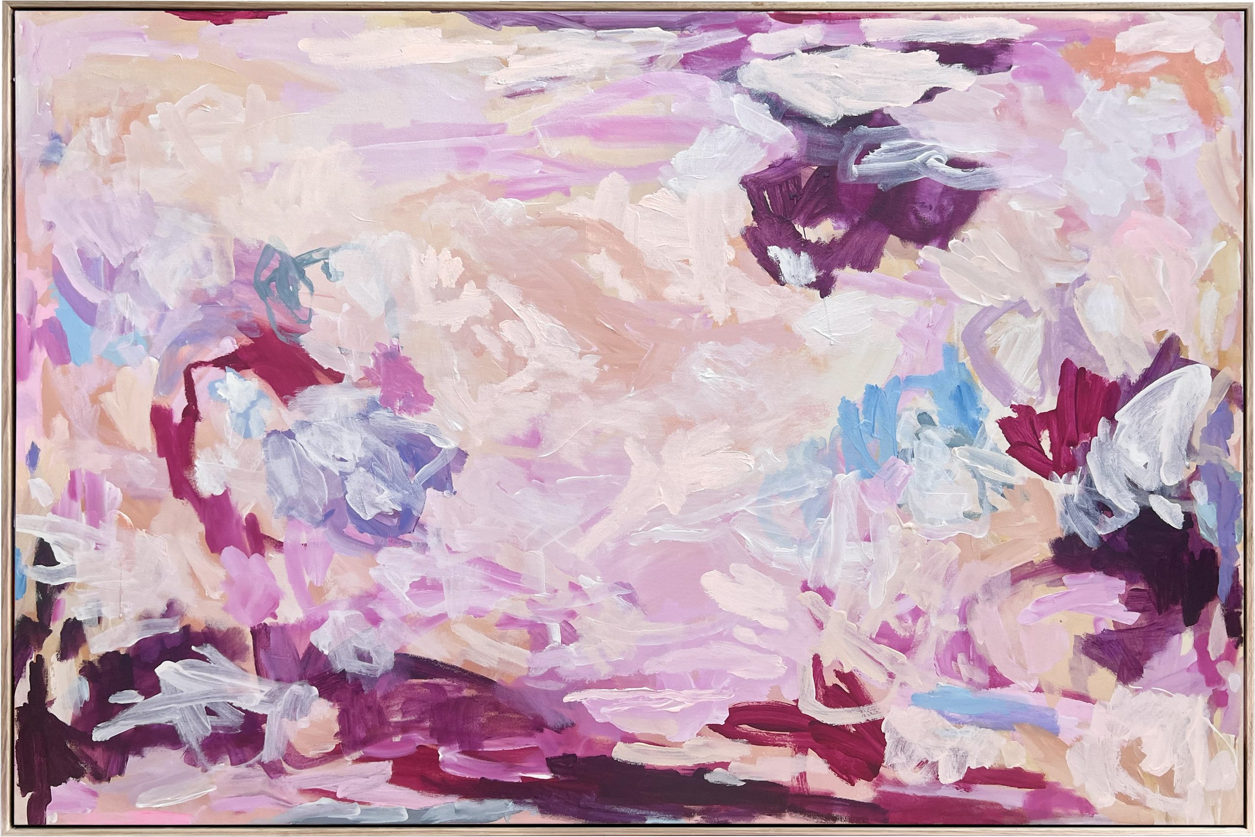 Perfect Summer Nights Rebecca Koerting Australian Abstract Artist Bright Framear