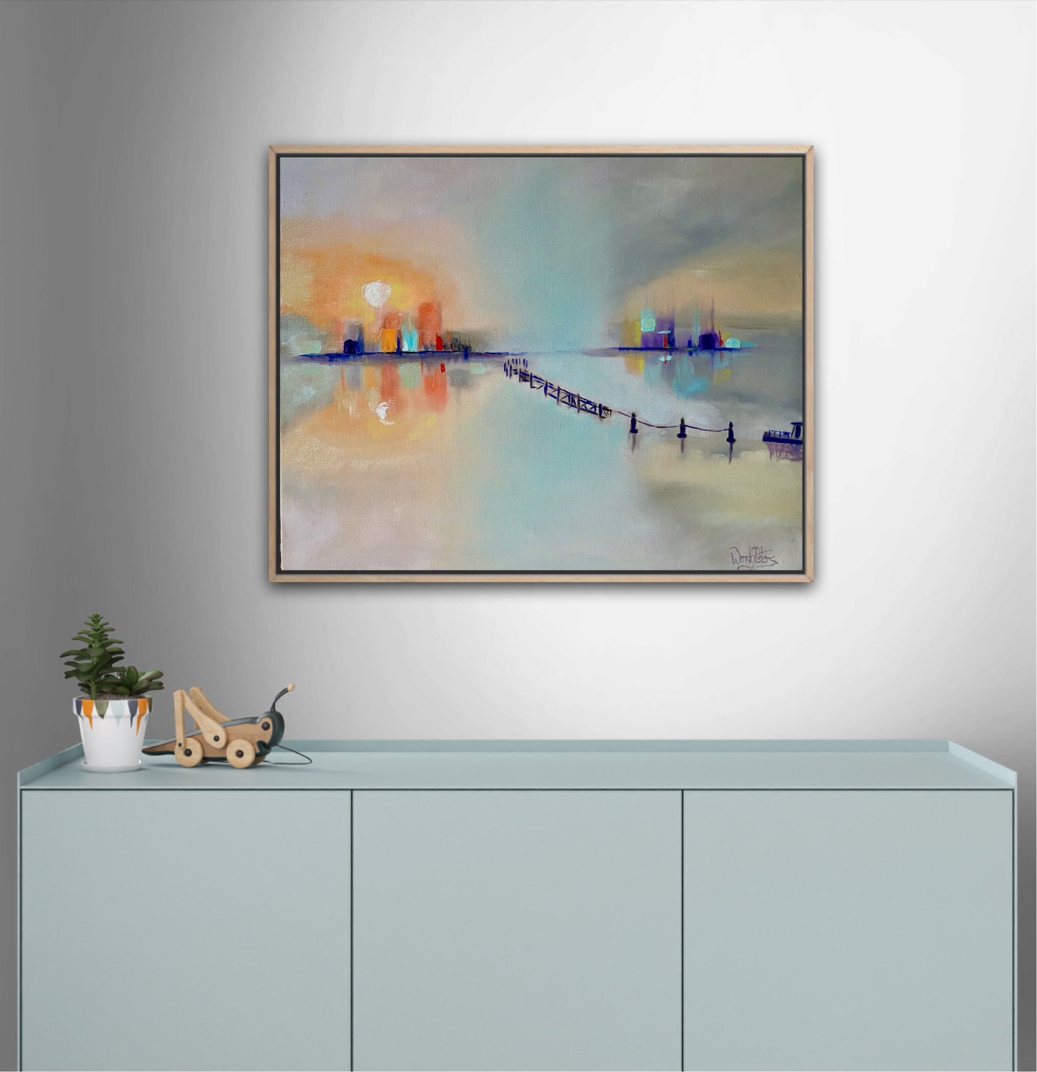 Morning Mist Insitu4 Wendy Peters