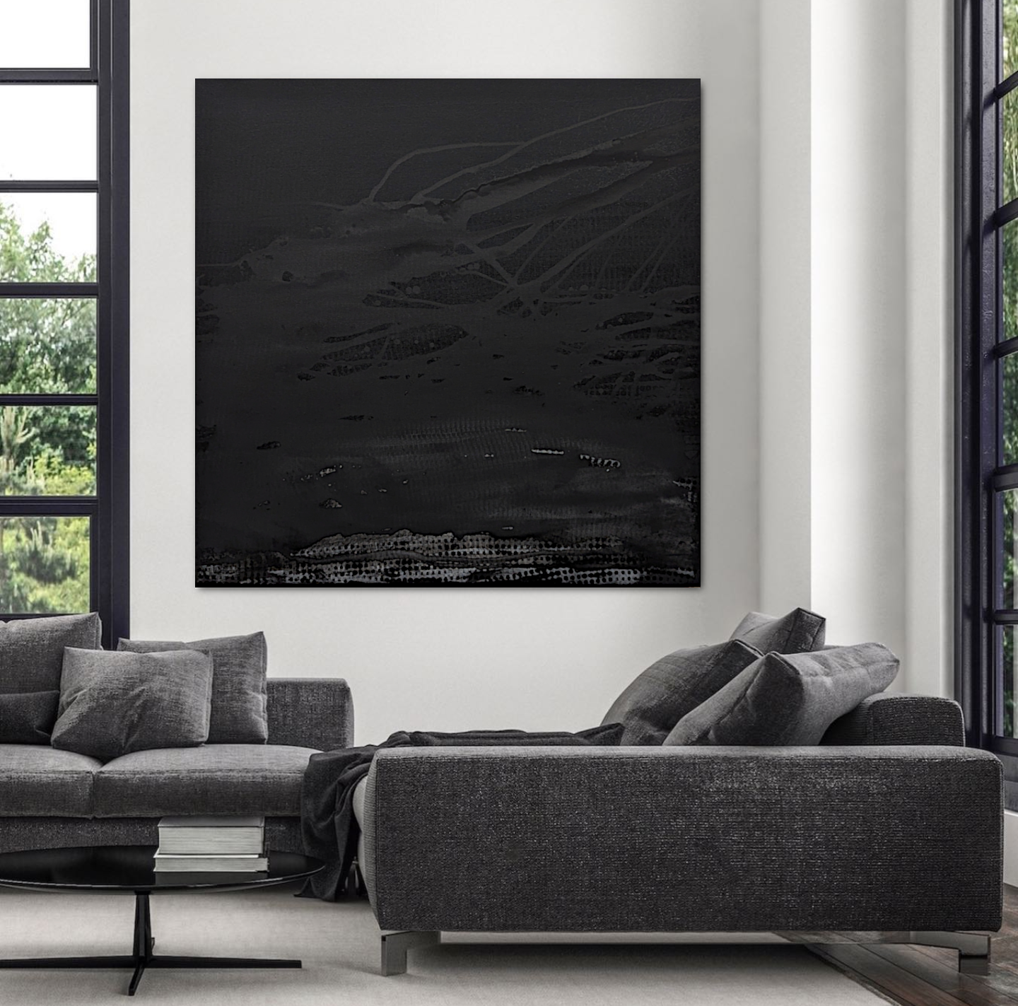 Emilie Heurtevent The Abyss 24 120x120cm Dec 2023 In Situ3