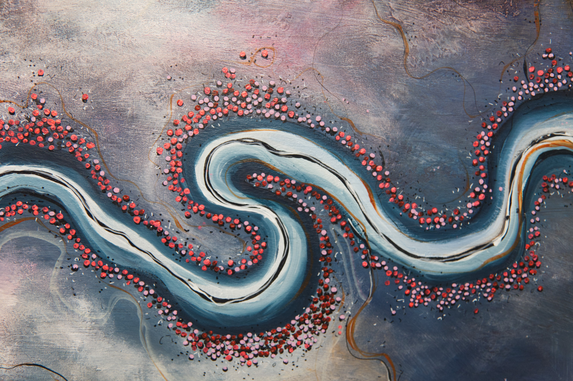 Tania Chanter Cherry Blossom Valley Detail