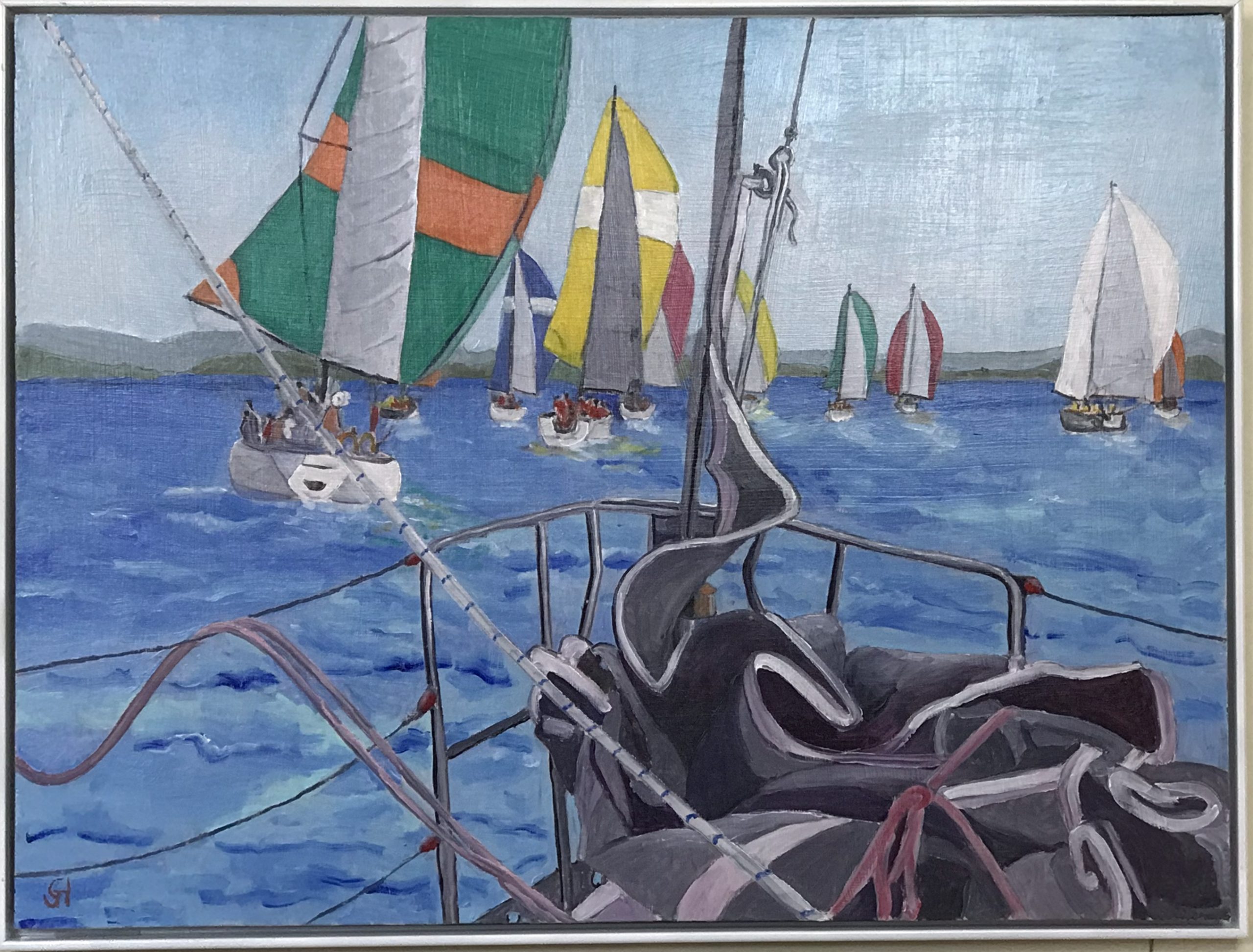 Framed Whitsunday Sailing