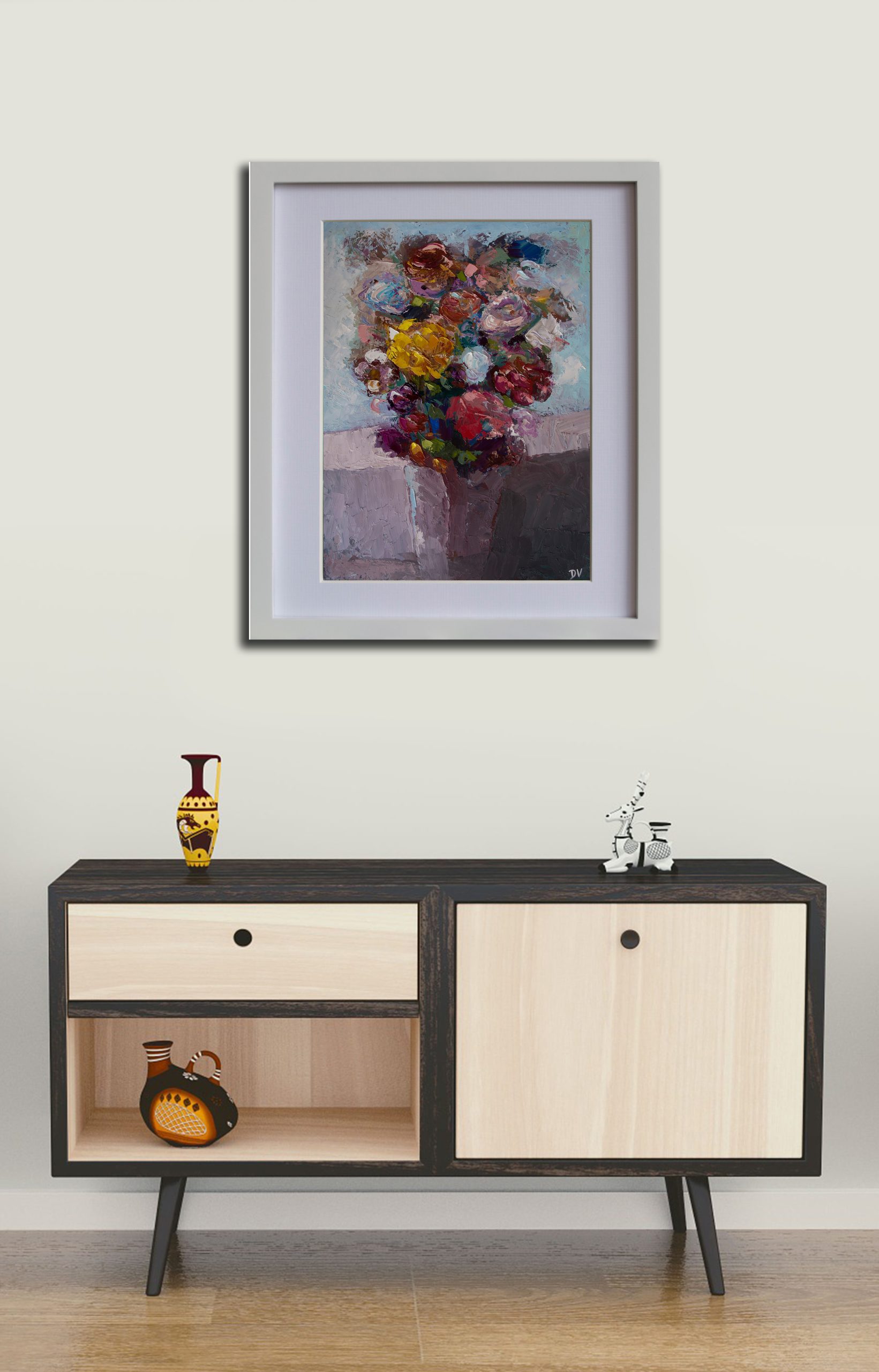 Summer Bouquet Carnations Insitu B