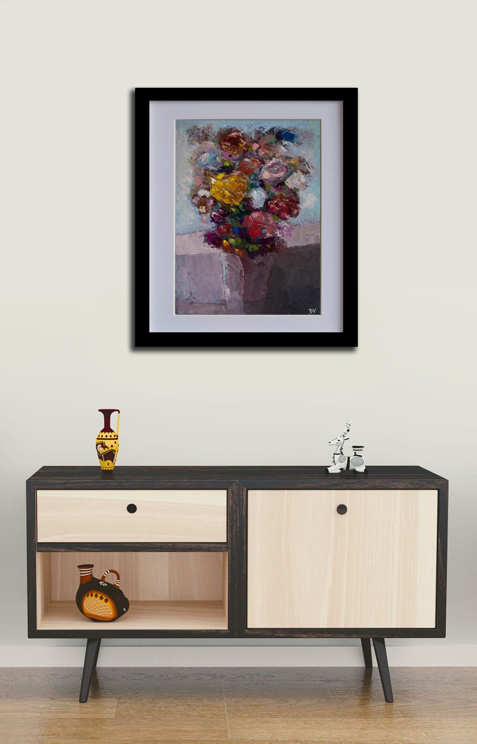 Summer Bouquet Carnations Insitu C