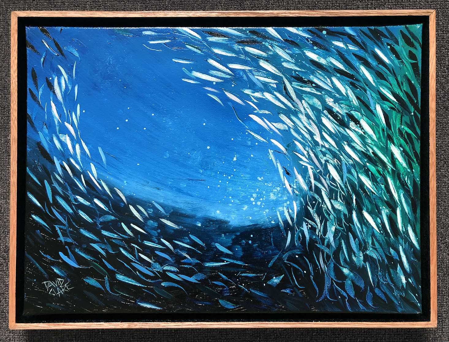 Fish School Mini 10 Framed Lr