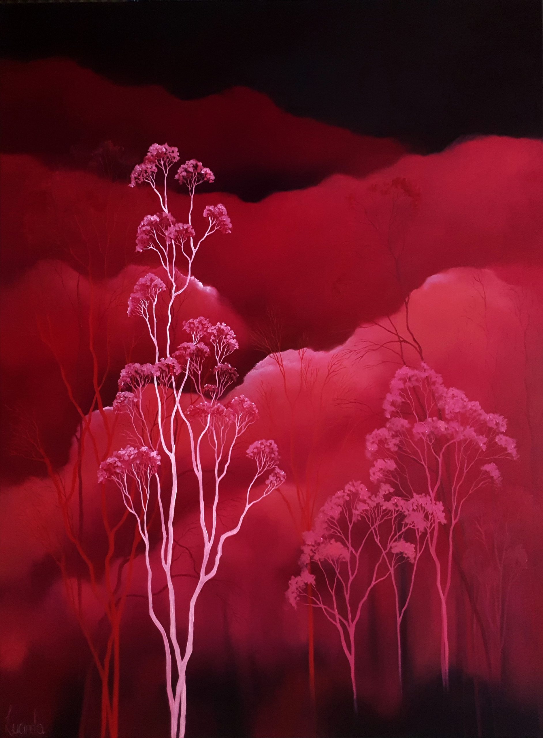 On A Hot Summer's Night Lucinda Leveille Art