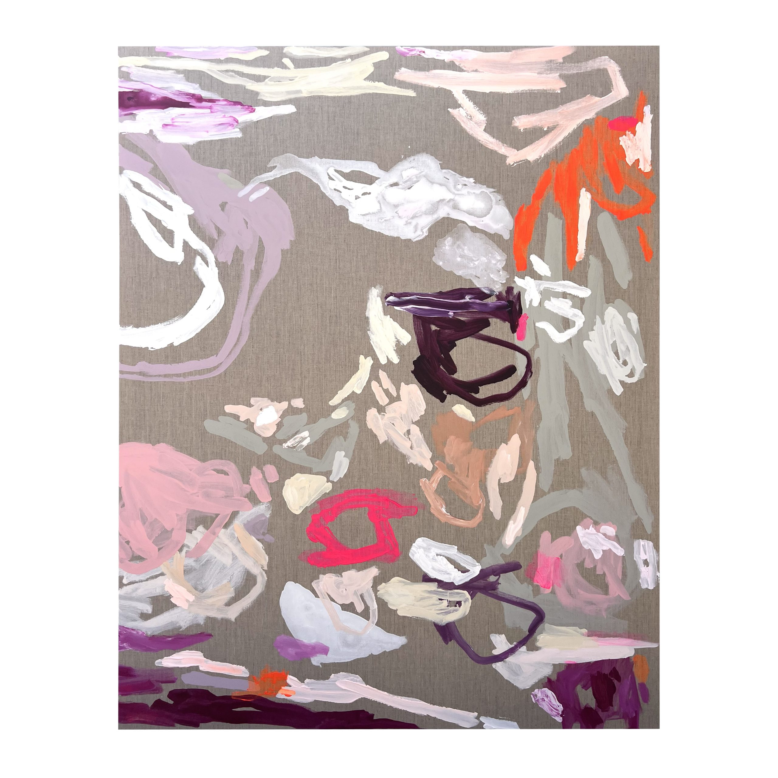 Living Life Rebecca Koerting Pink Modern Abstract Primary B