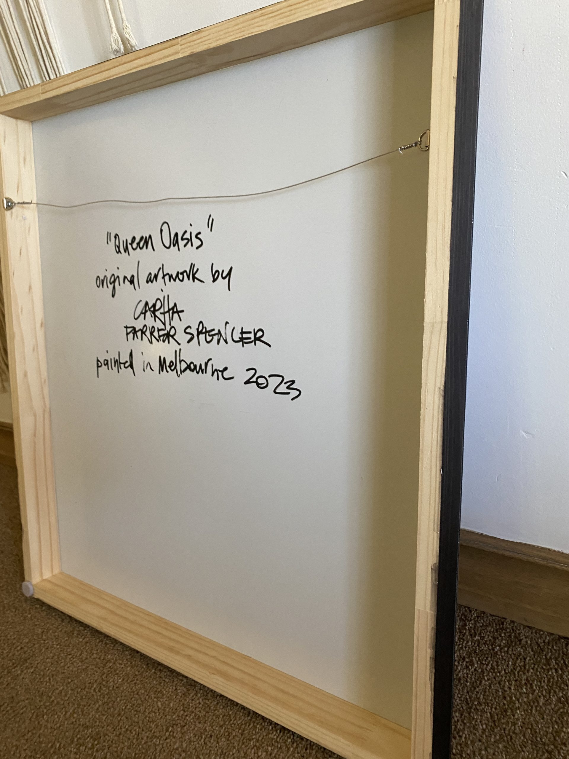 Carita Farrer Spencer Queen Oasis Ready To Hang