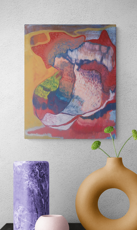 Ceramic Vases On Marble Bench