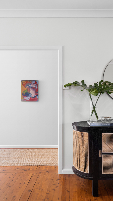 Boho Interior With View Of Hallway Wall