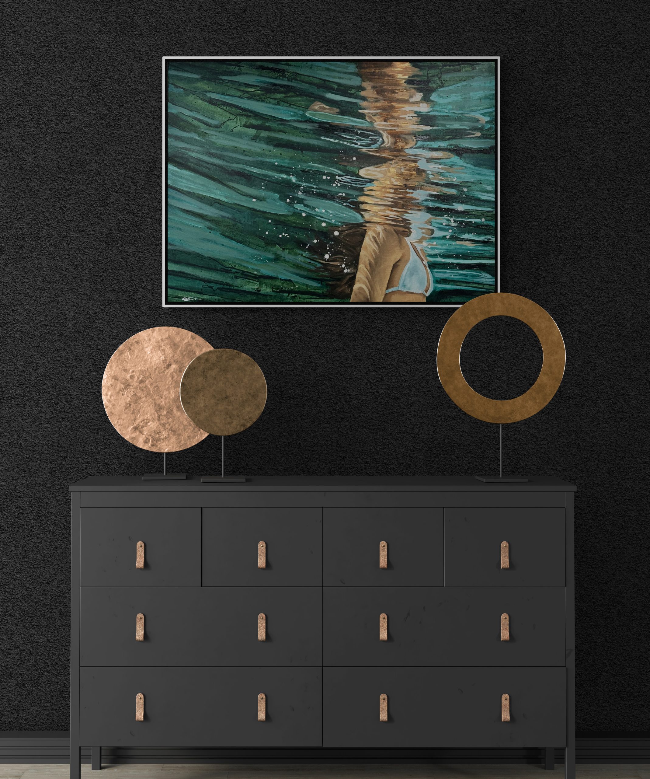 Golden Hour On Wall 2