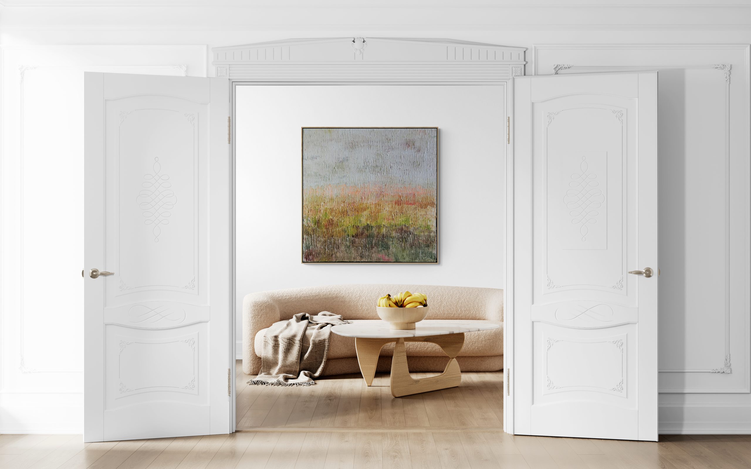 Interior View Of The Hallway And Living Room (1)