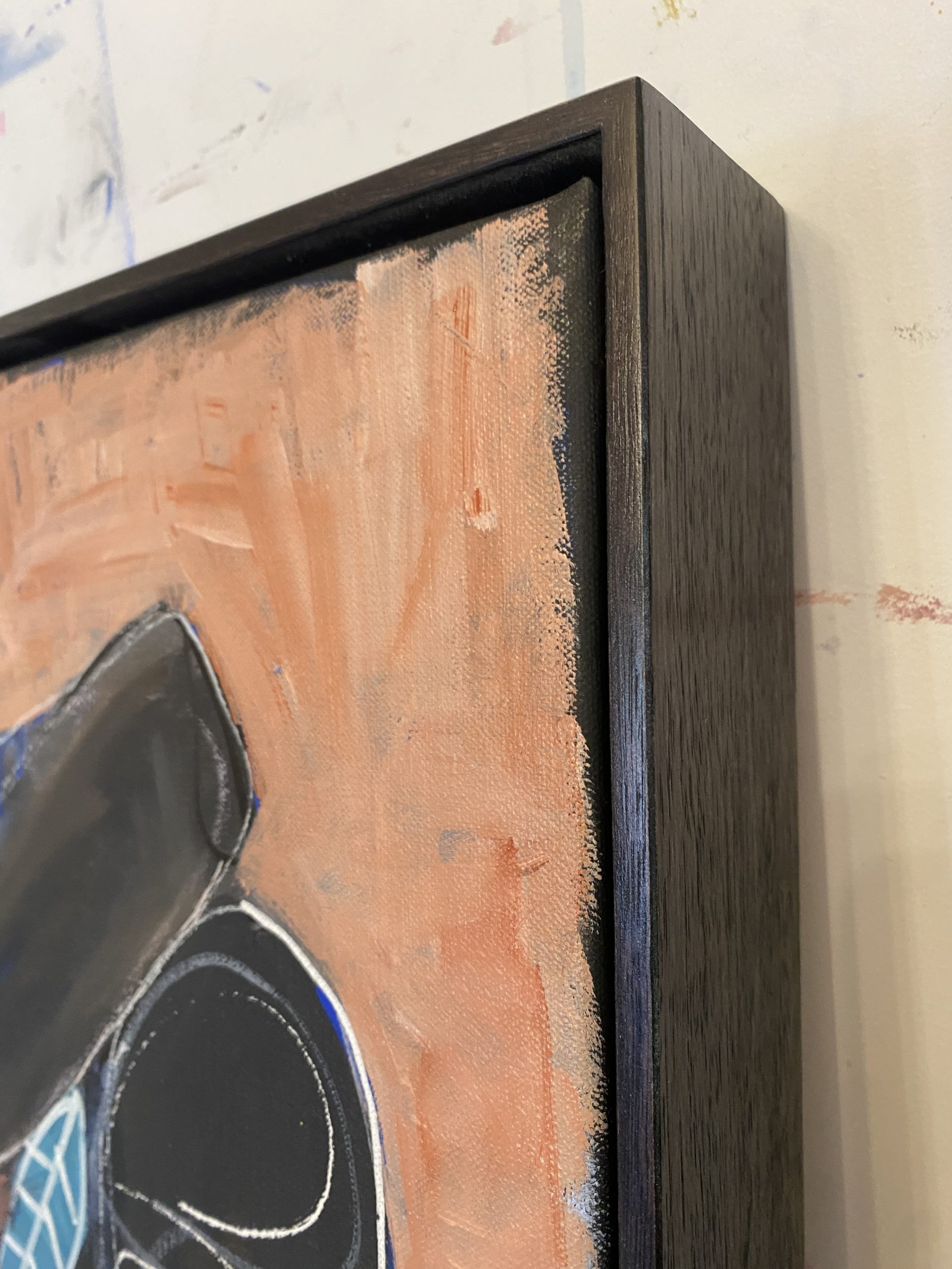 Ebony Stained Oak Frame