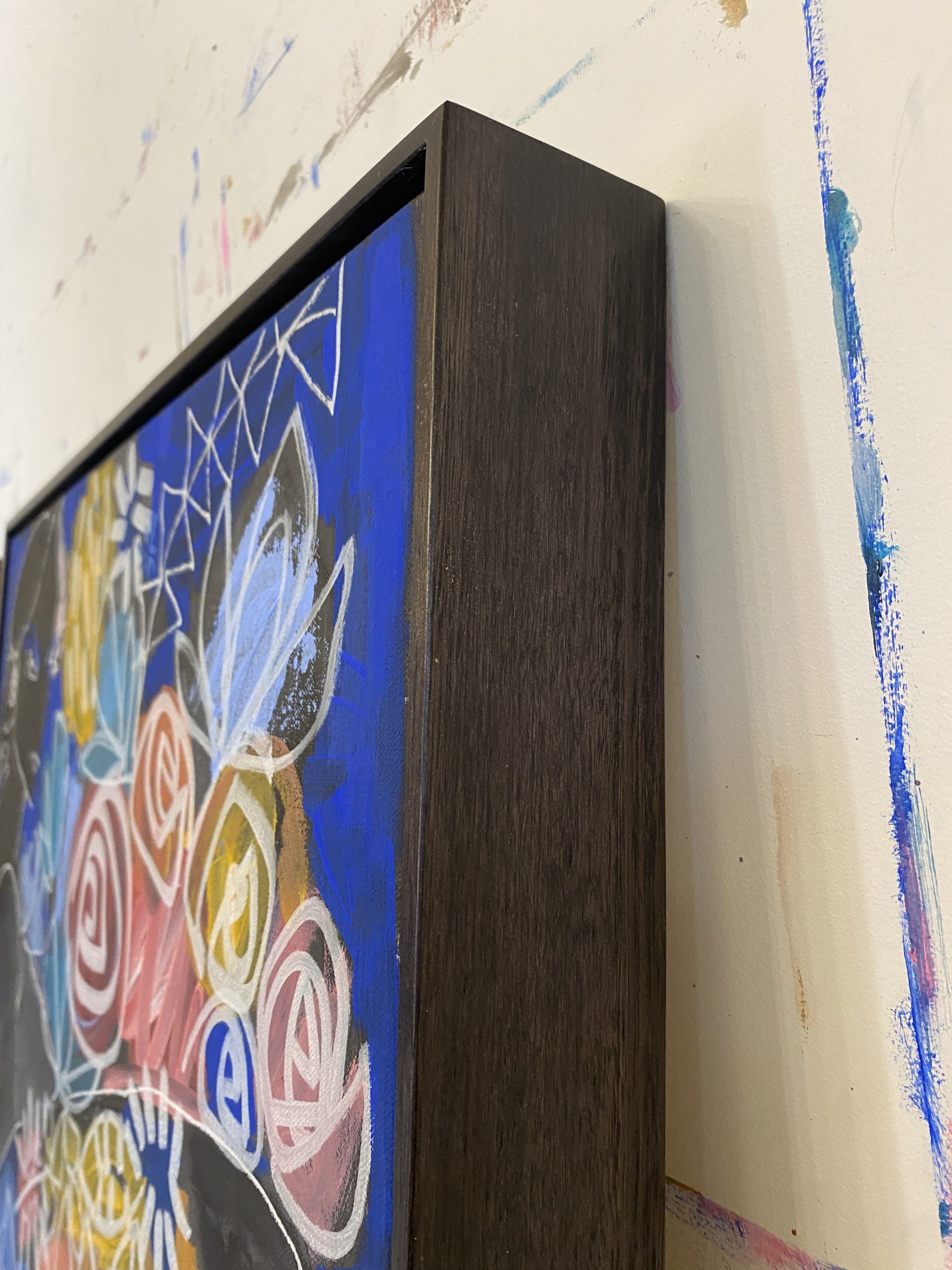 Ebony Stained Oak Frame