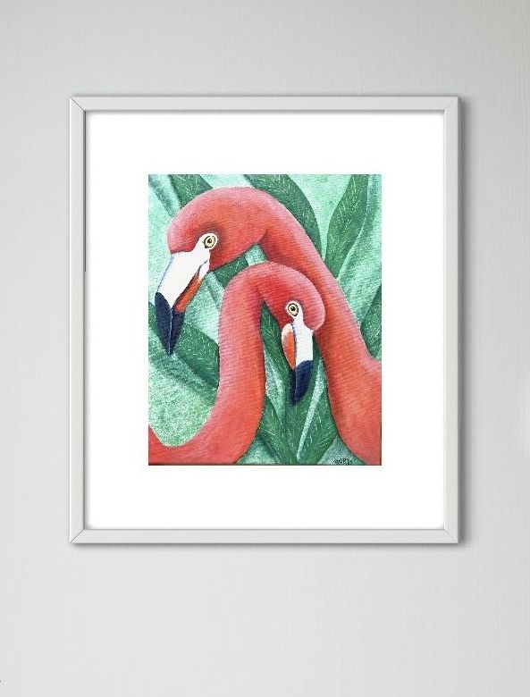 310. American Flamingo Frame