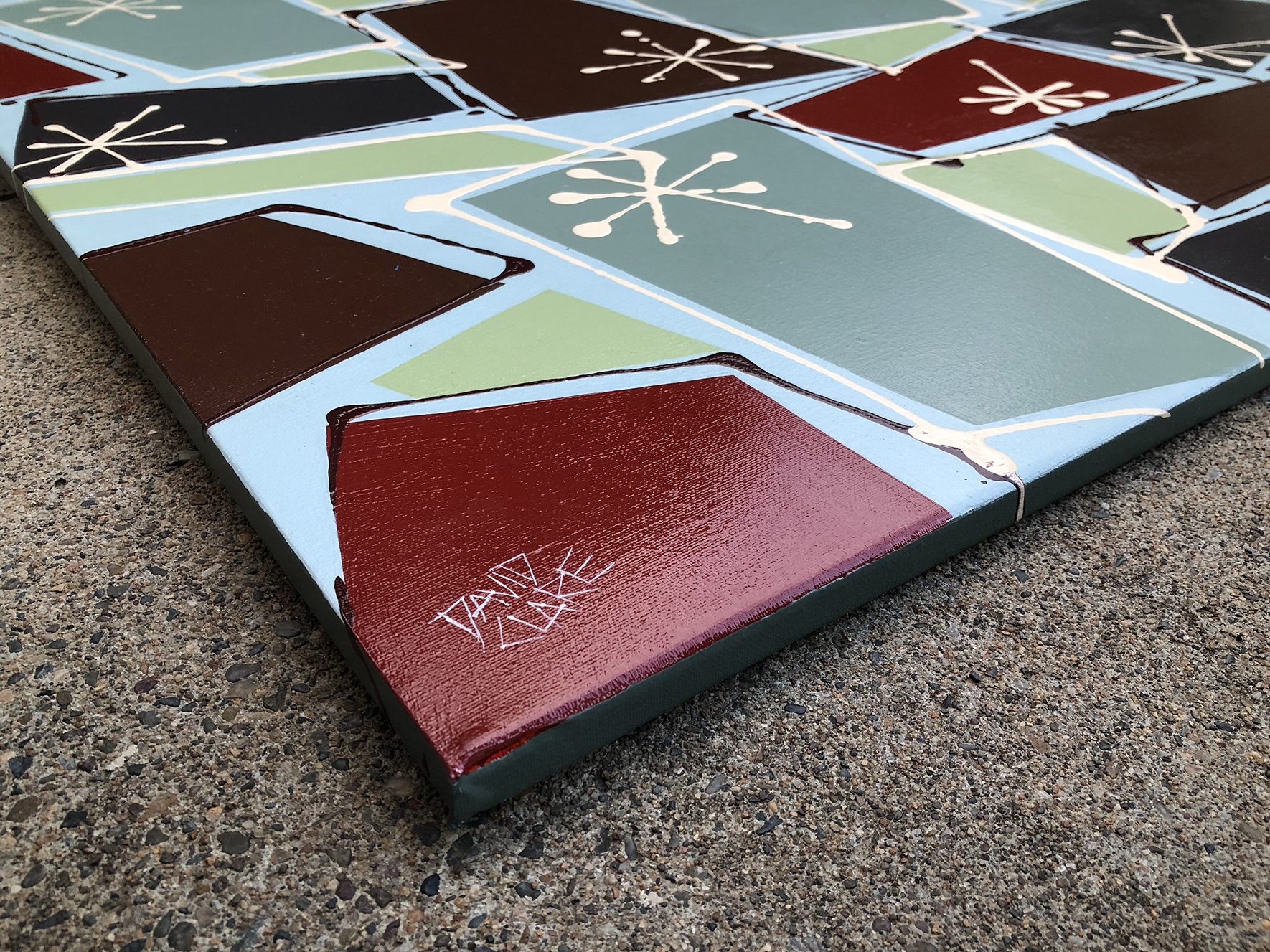 Linoleum Corner Sign Lr