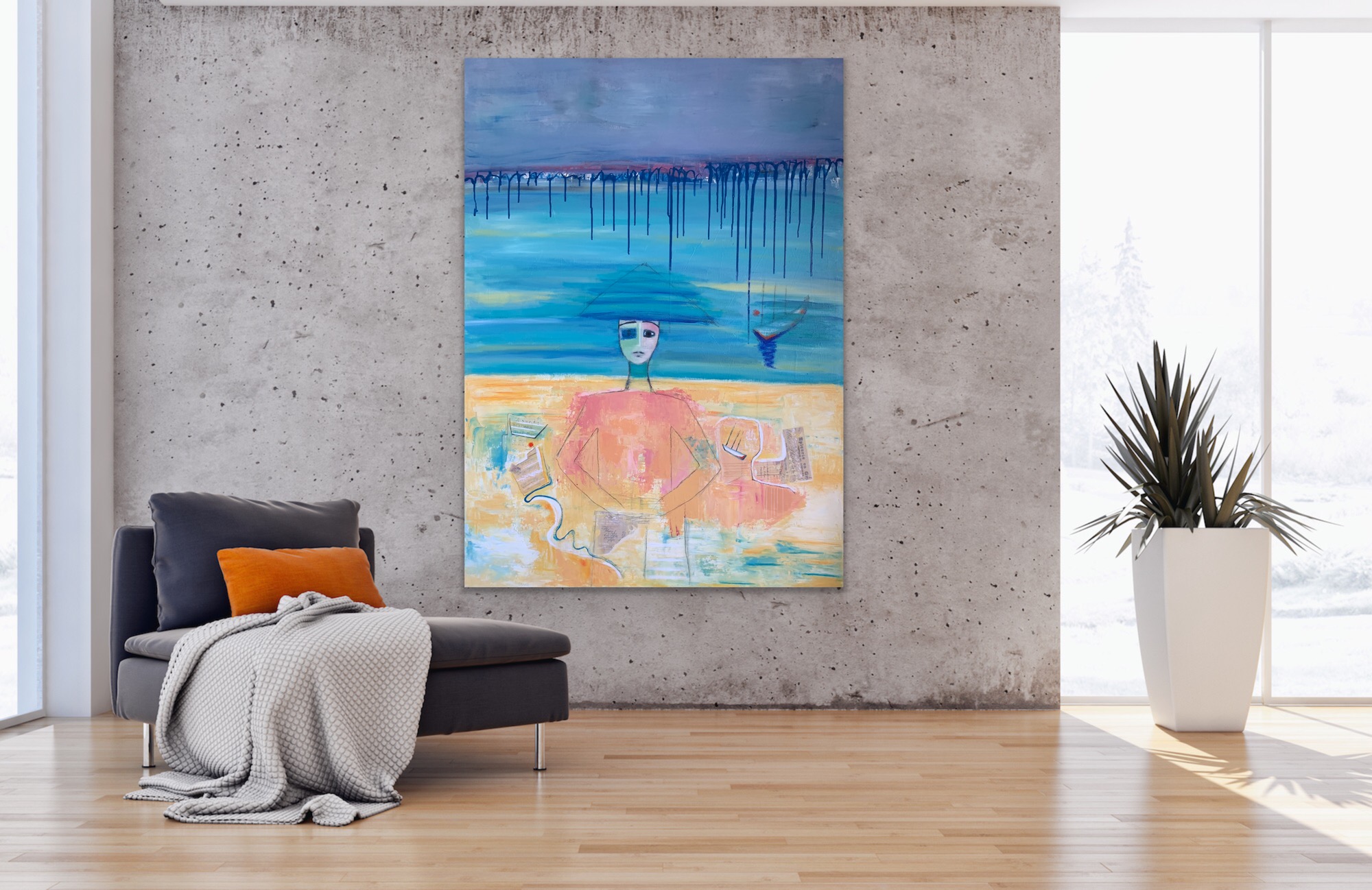 Of Sandy Beaches Insitu Speckled Wall