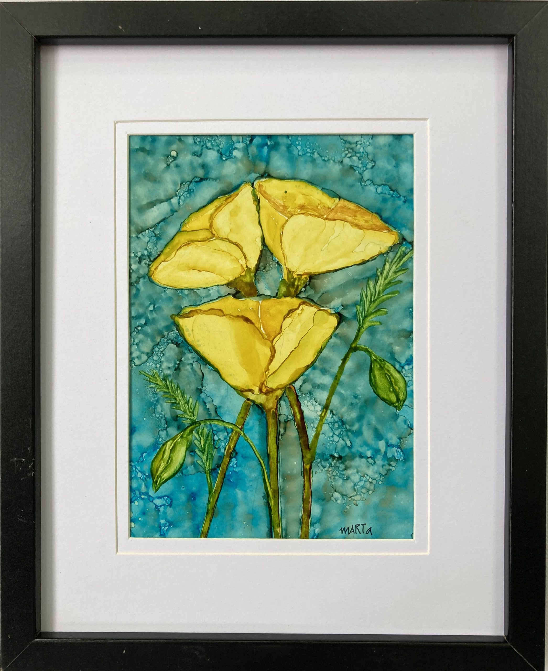 322 Yellow Poppies Bf