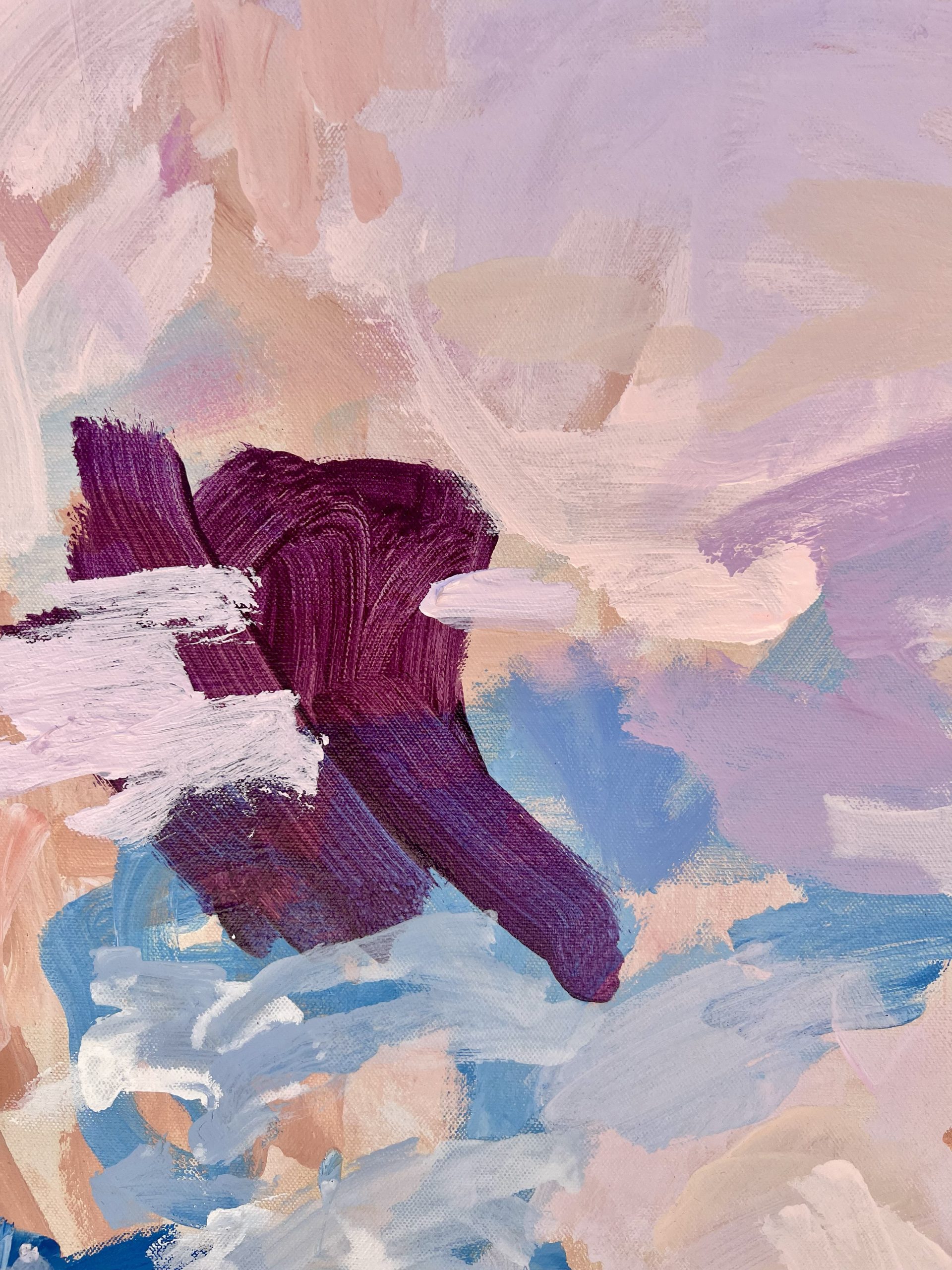 Australian Abstract Artist Rebecca Koerting Summer Beach Walks 501