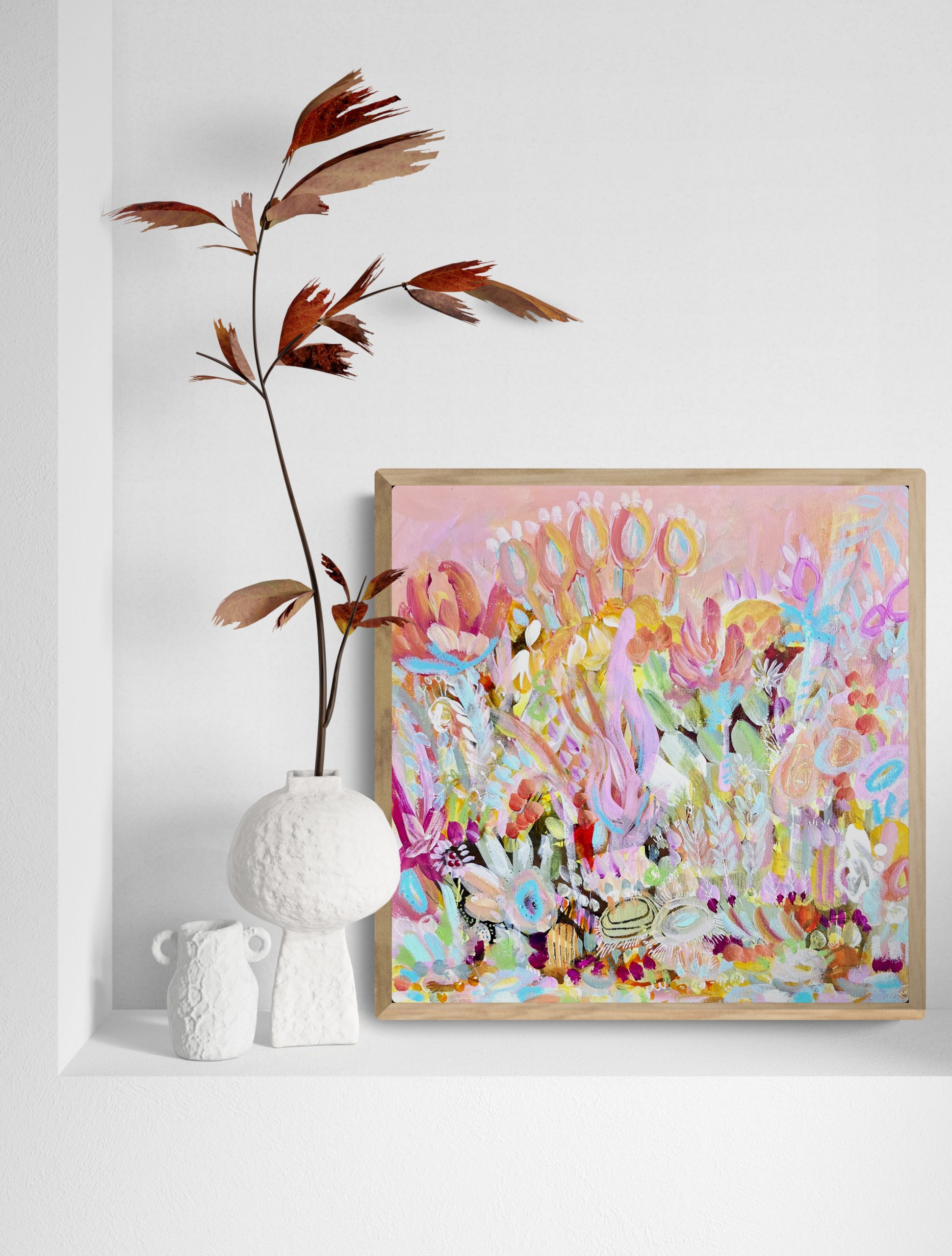 Pink N Orange In Situ