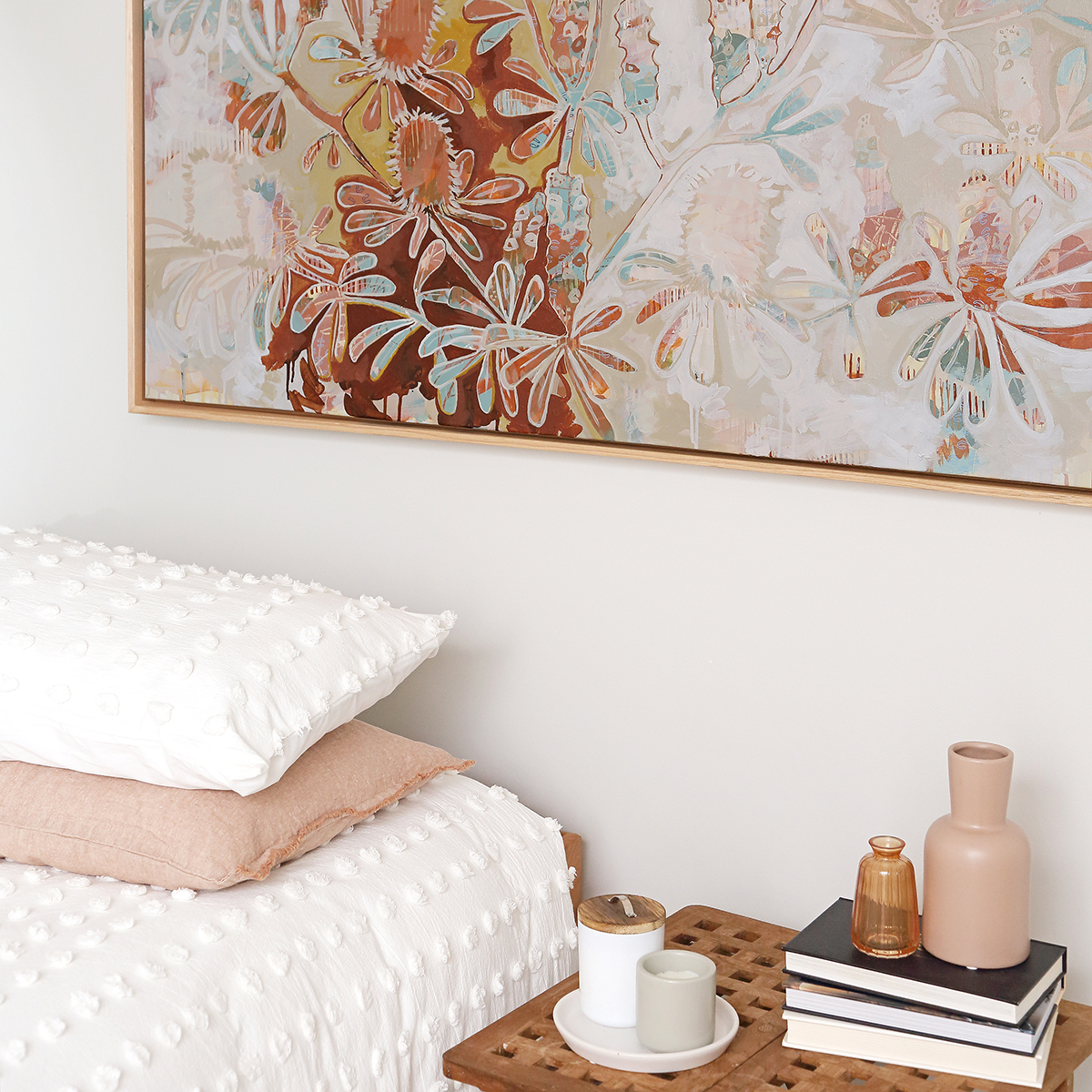 Lr 005 Coastal Banksia Moment I Smith & Brooks Australian Contemporary Art Abstract Landscape Art Buy Art For My Living Room