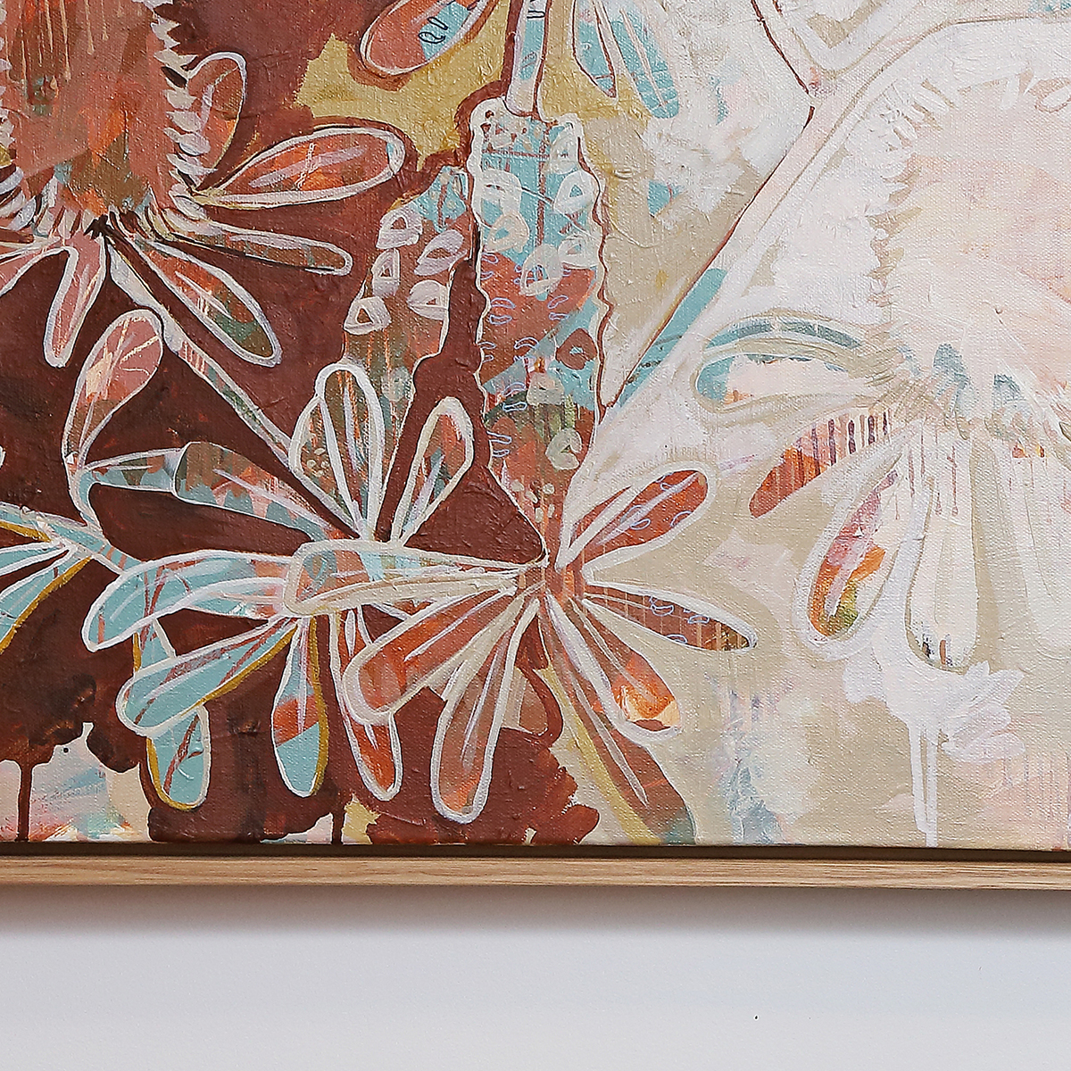 Lr 032 Coastal Banksia Moment I Smith & Brooks Australian Contemporary Art Abstract Landscape Art Buy Art For My Living Room