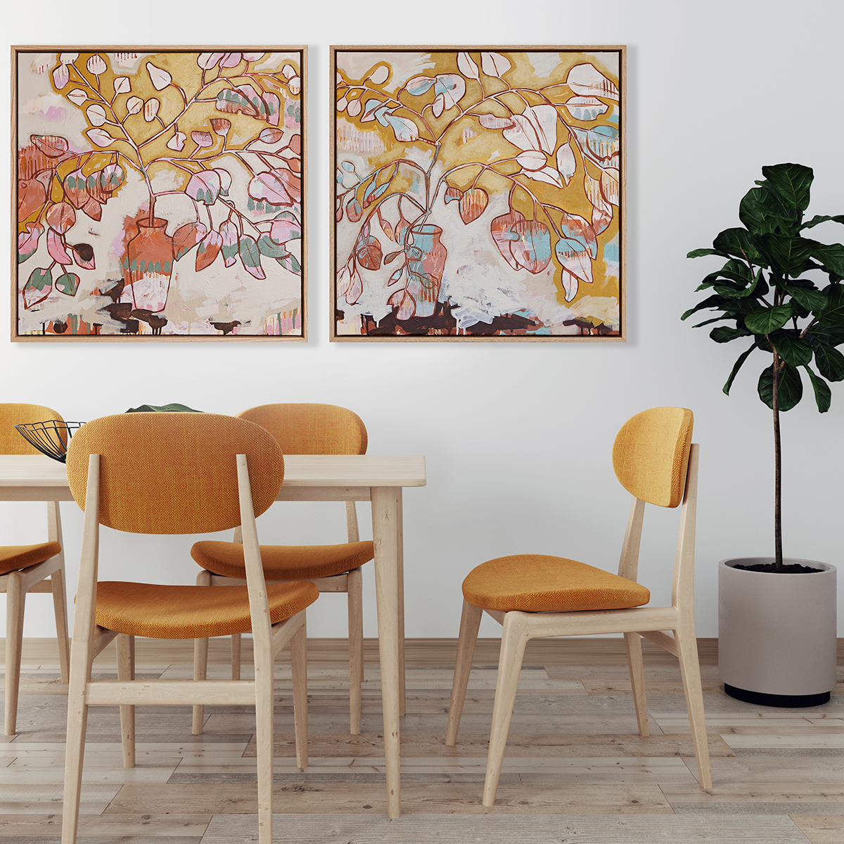 Stylish Interior Of Bright Living Room With Table And Chair Tabl