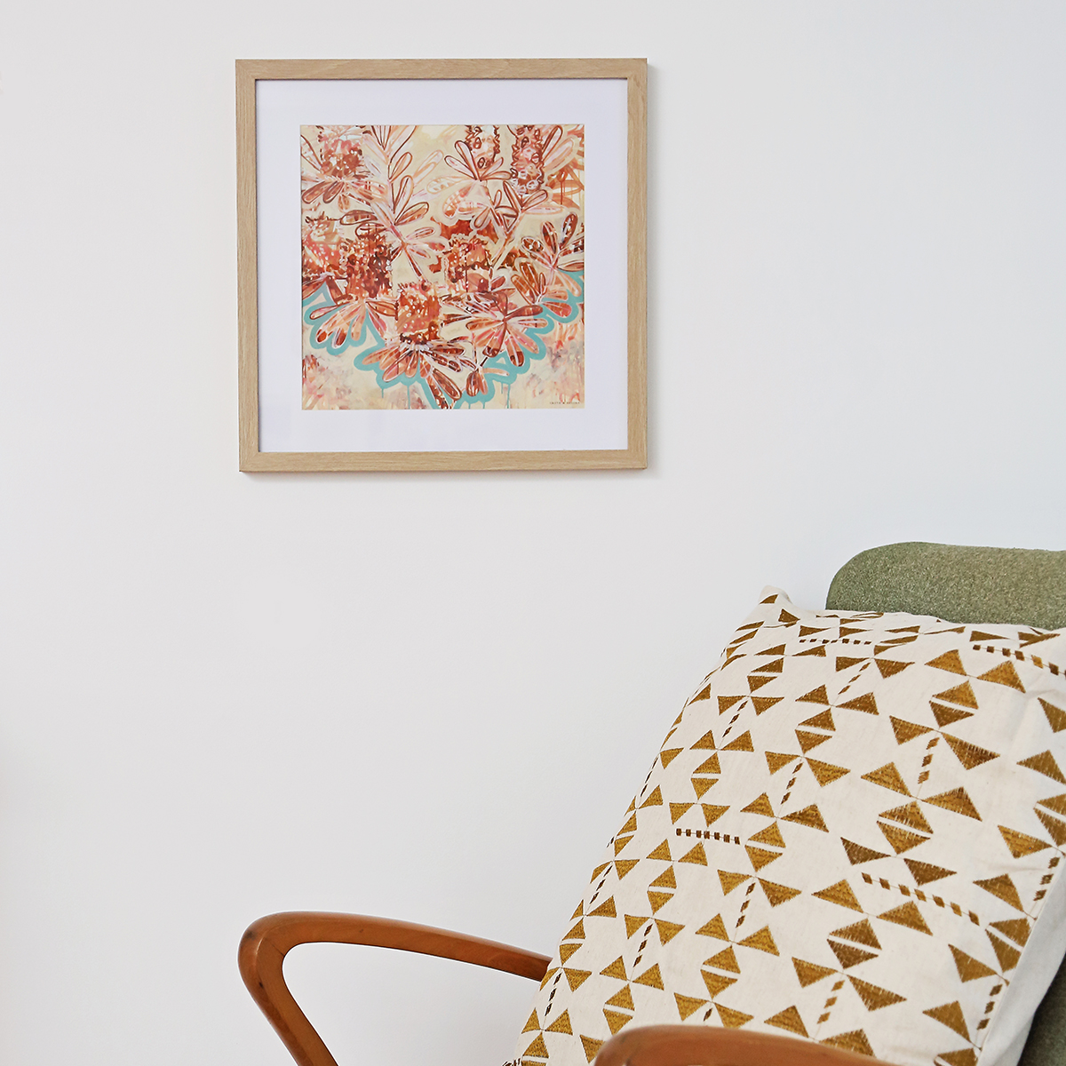 Lr 46 Coastal Banksia Form Ii Smith & Brooks Art Abstract Landscape Floral Art Coastal Style Beach Interiors Ready To Hang Australian Art