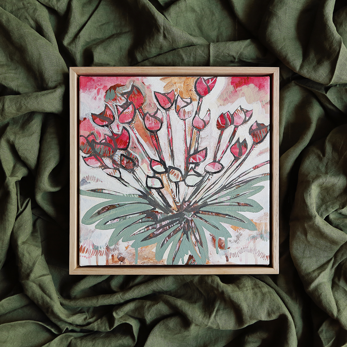 Lr 014 Centrolepis Form I Smith & Brooks Art Art For Interior Deisgners Melbourne Native Plants Ready To Hang Artwork