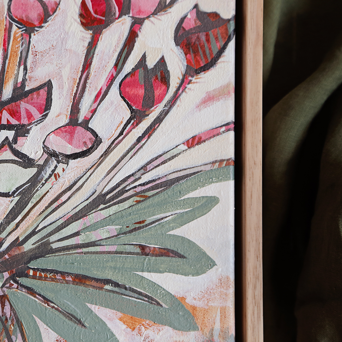 Lr 019 Centrolepis Form I Smith & Brooks Art Art For Interior Deisgners Melbourne Native Plants Ready To Hang Artwork