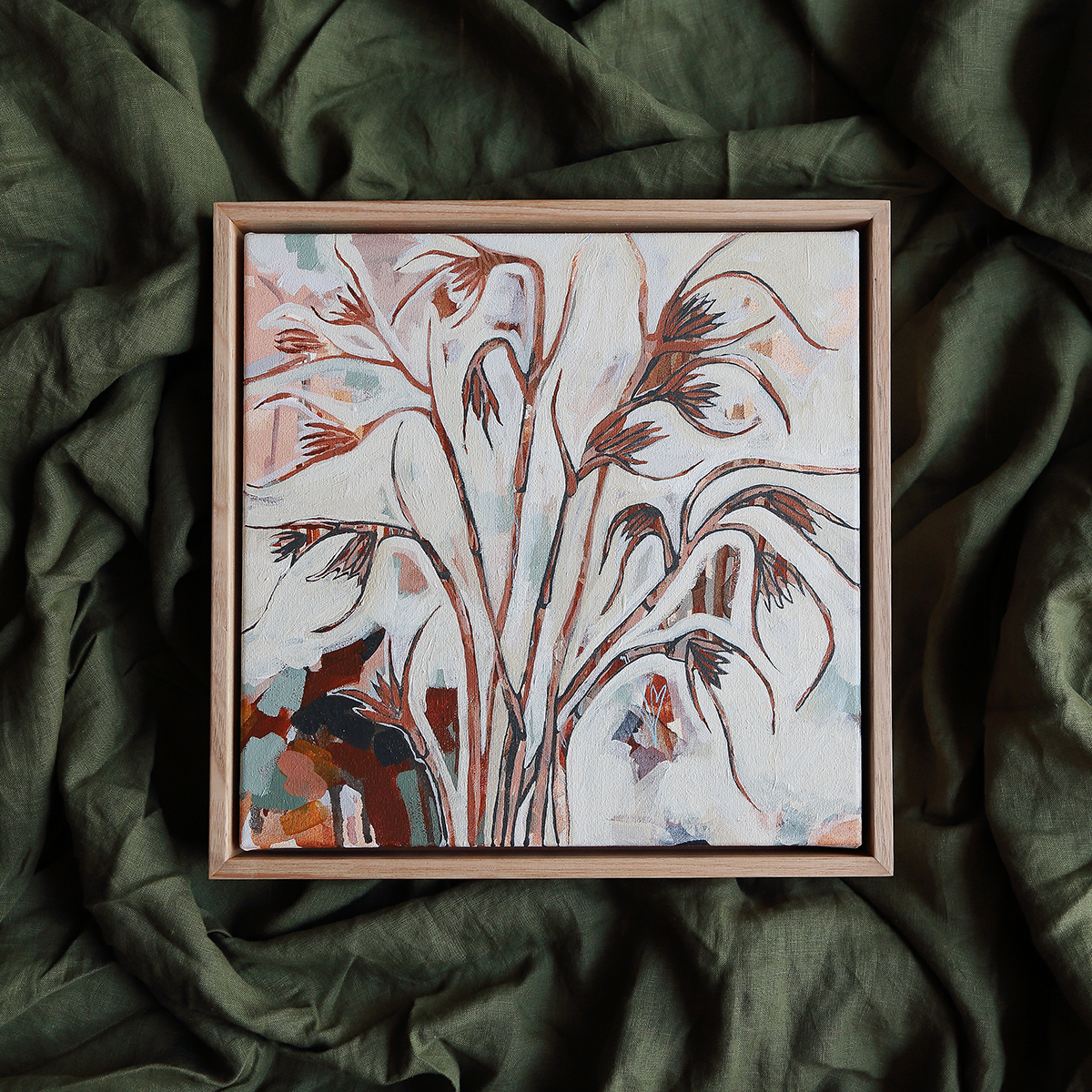 Lr 016 Kangaroo Grass Moment I Smith & Brooks Art Art For Interior Deisgners Melbourne Native Plants Ready To Hang Artwork