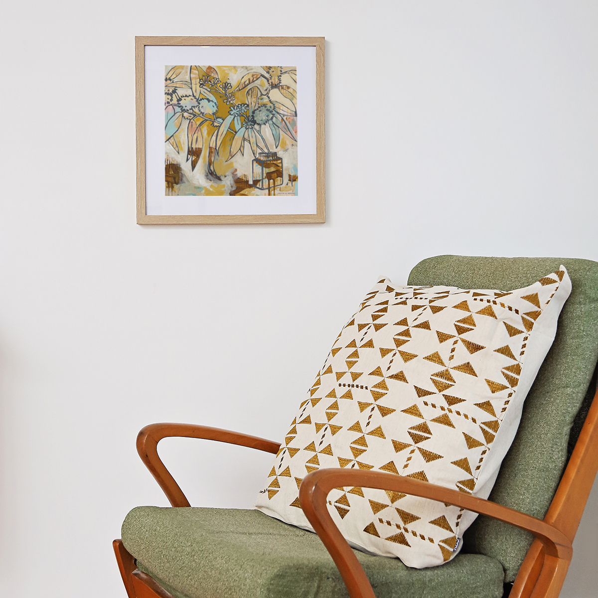 Lr 052 Radiata Still I Smith & Brooks Australian Contemporary Art Abstract Floral Art Buy Small Art For My Walls