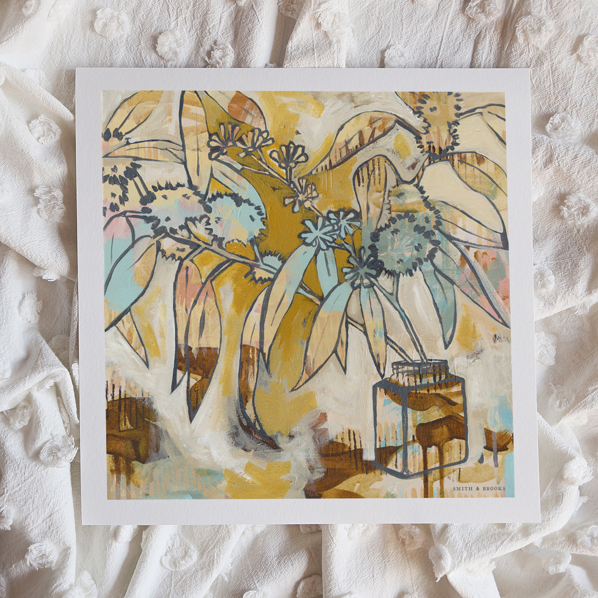 Lr 053 Radiata Still I Smith & Brooks Australian Contemporary Art Abstract Floral Art Buy Small Art For My Walls