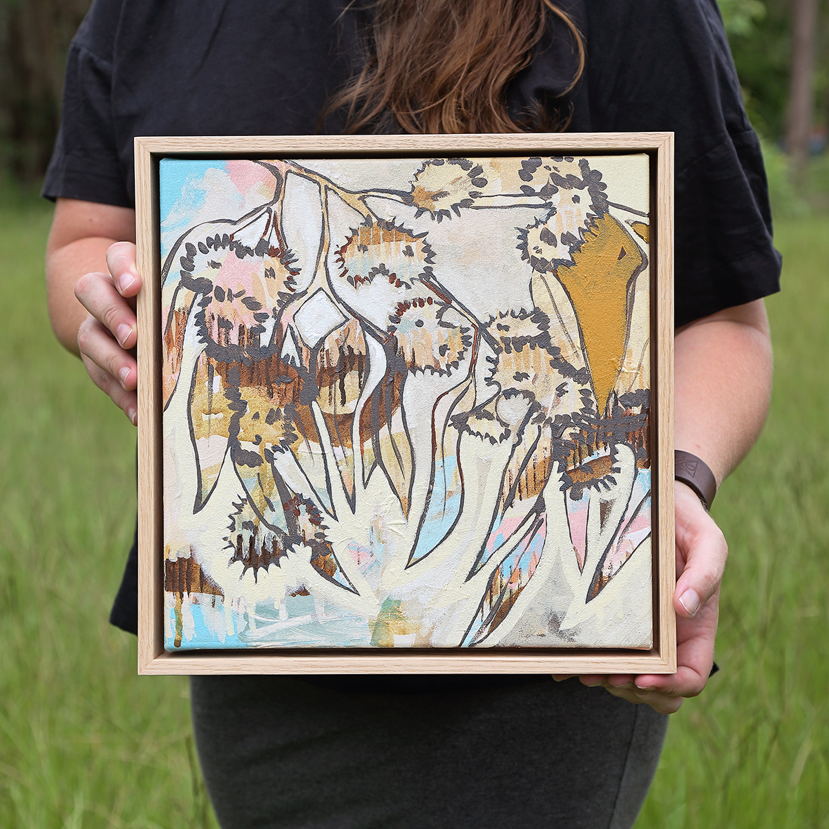 Lr 004 Radiata Muse I Smith & Brooks Australian Contemporary Art Abstract Floral Art Art For My Bookshelf