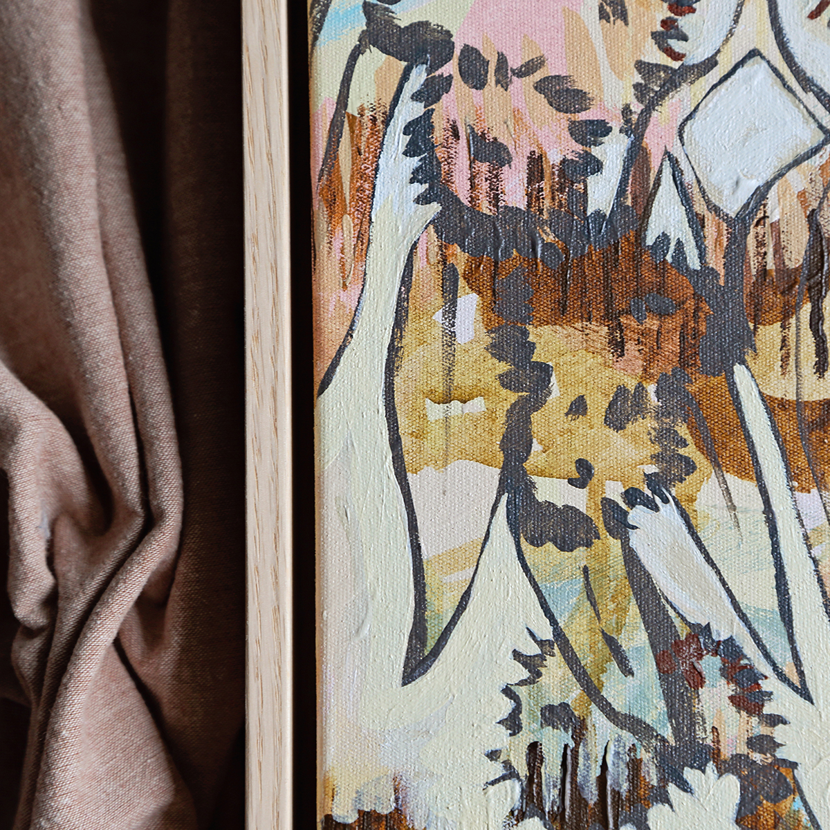 Lr 012 Radiata Muse I Smith & Brooks Australian Contemporary Art Abstract Floral Art Art For My Bookshelf