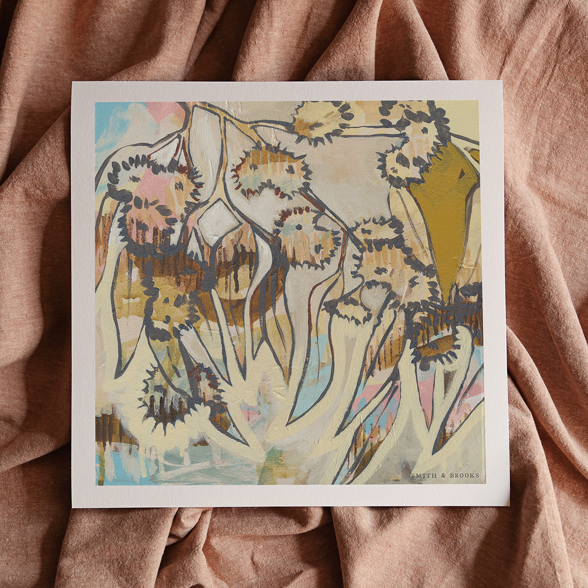 Lr 051 Radiata Muse I Smith & Brooks Australian Contemporary Art Abstract Floral Art Art For My Bookshelf