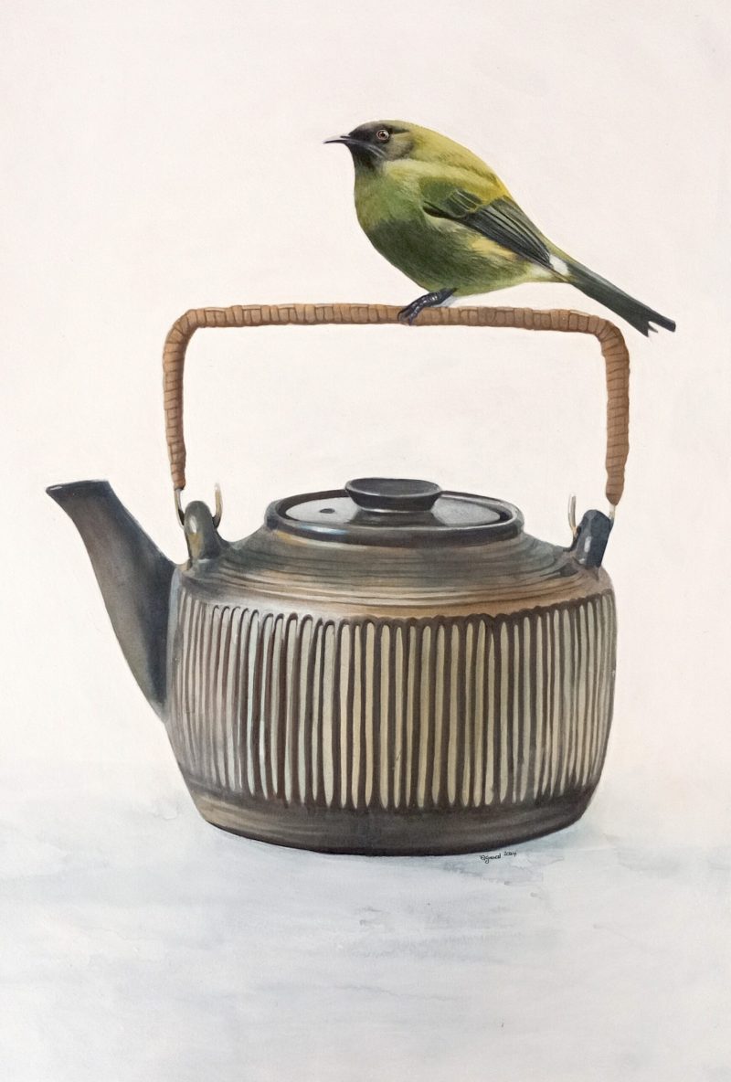 Evergreen – Bellbird on Midcentury Pottery