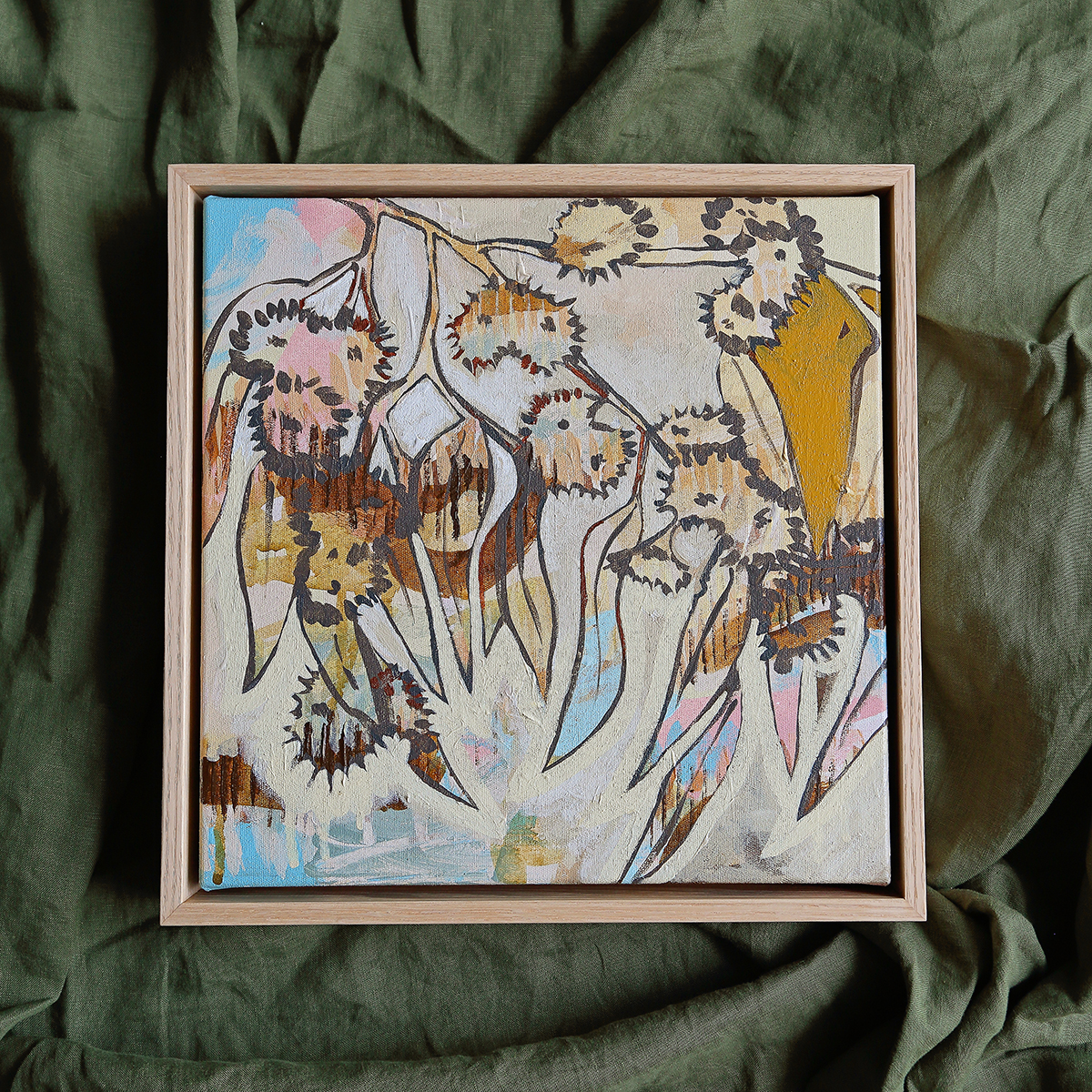 Lr 024 Radiata Muse I Smith & Brooks Australian Contemporary Art Abstract Floral Art Art For My Bookshelf