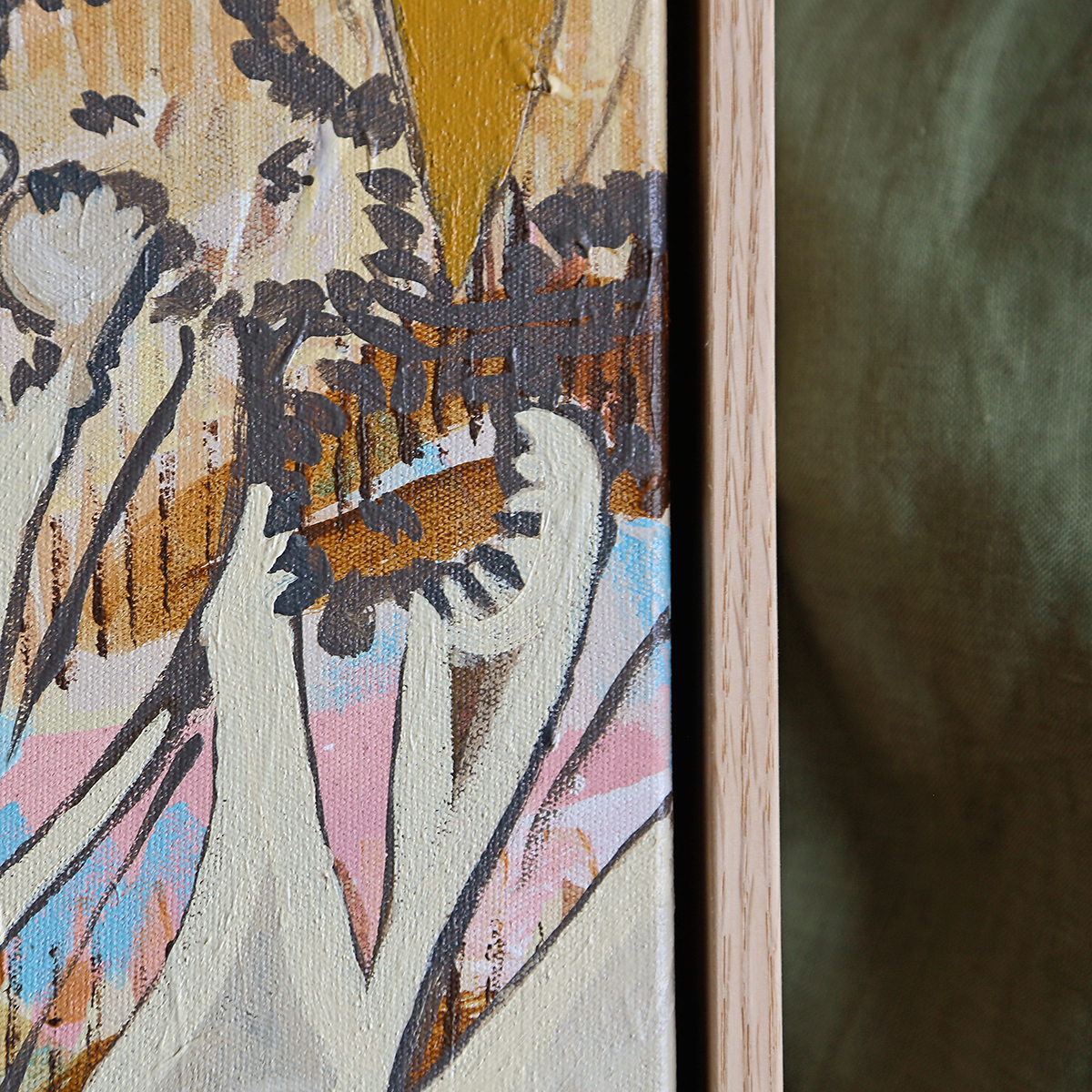 Lr 029 Radiata Muse I Smith & Brooks Australian Contemporary Art Abstract Floral Art Art For My Bookshelf