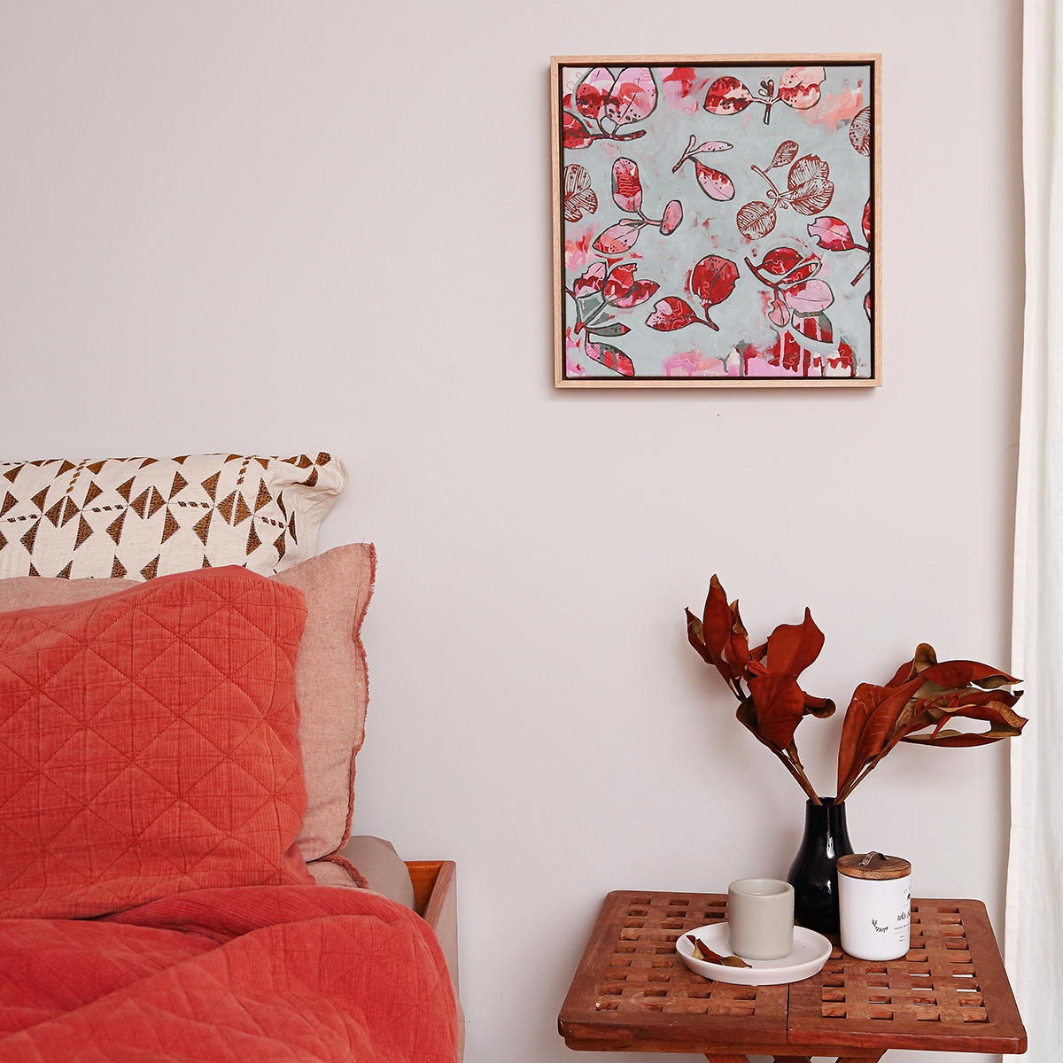 Lr 027 Mountain Blue Song Ii Smith & Brooks Australian Contemporary Art Abstract Landscape Art Ready To Hang Art