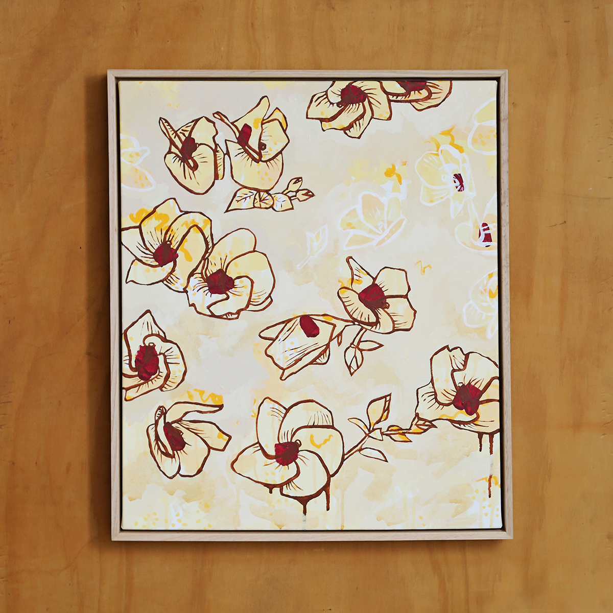 Lr 20 Coastal Hibiscus Song Smith & Brooks Art Abstract Landscape Floral Art Coastal Style Beach Interiors Ready To Hang Australian Art