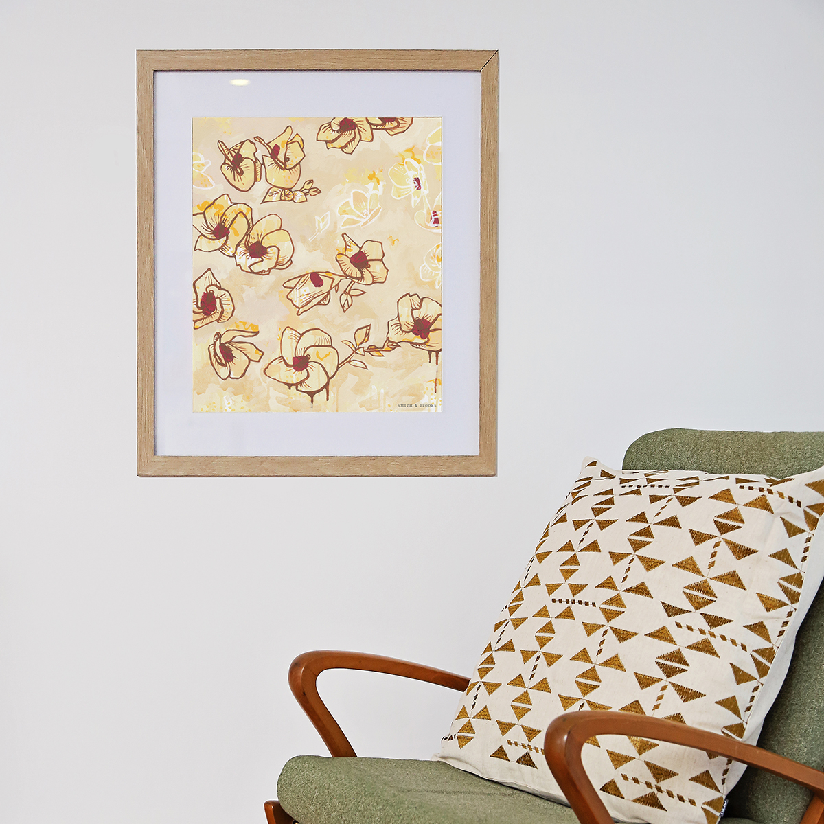 Lr 41 Coastal Hibiscus Song Smith & Brooks Art Abstract Landscape Floral Art Coastal Style Beach Interiors Ready To Hang Australian Art